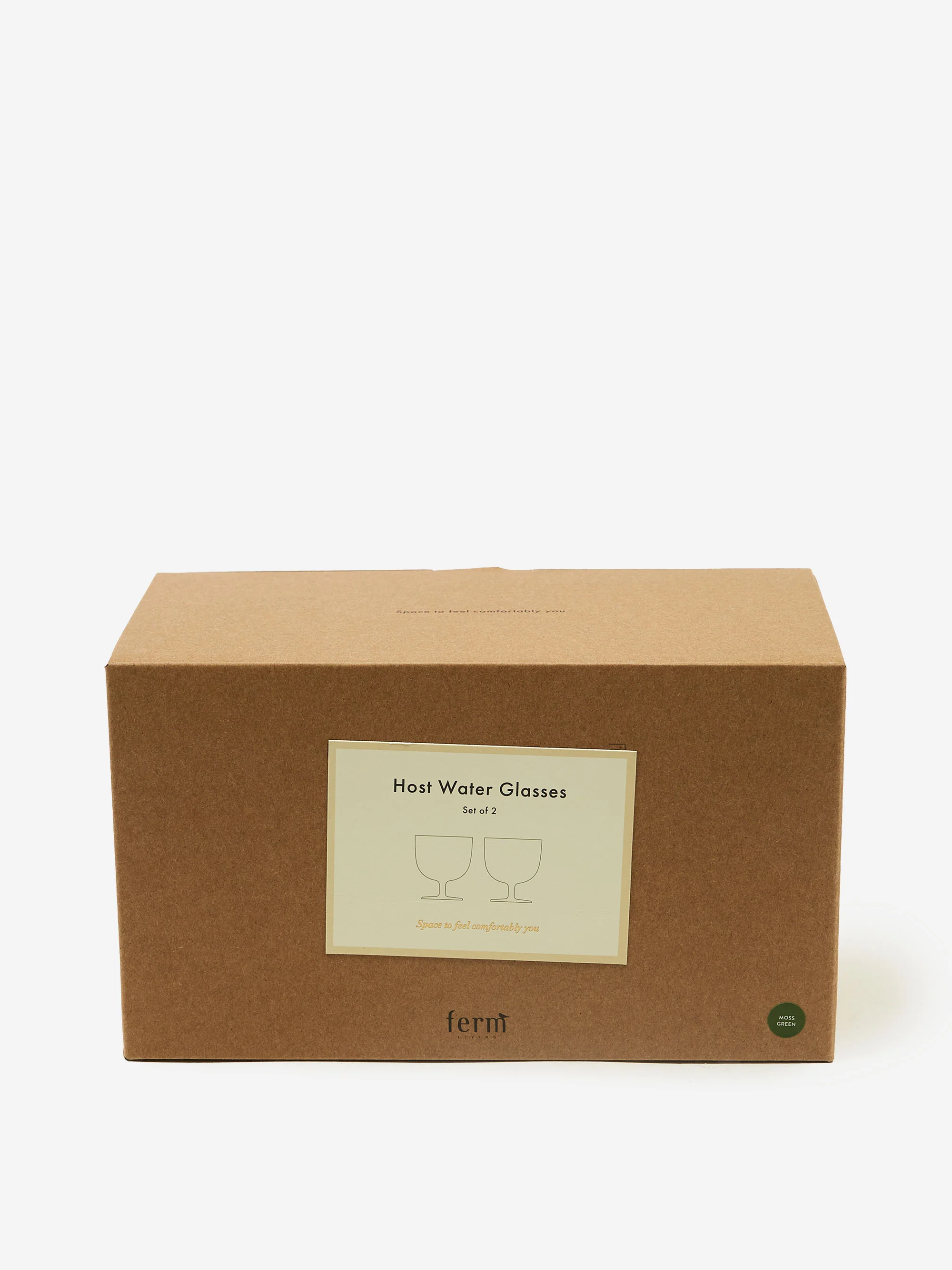 ferm LIVING Host Water Glasses - Set of 2 - Moss Green - Image 5