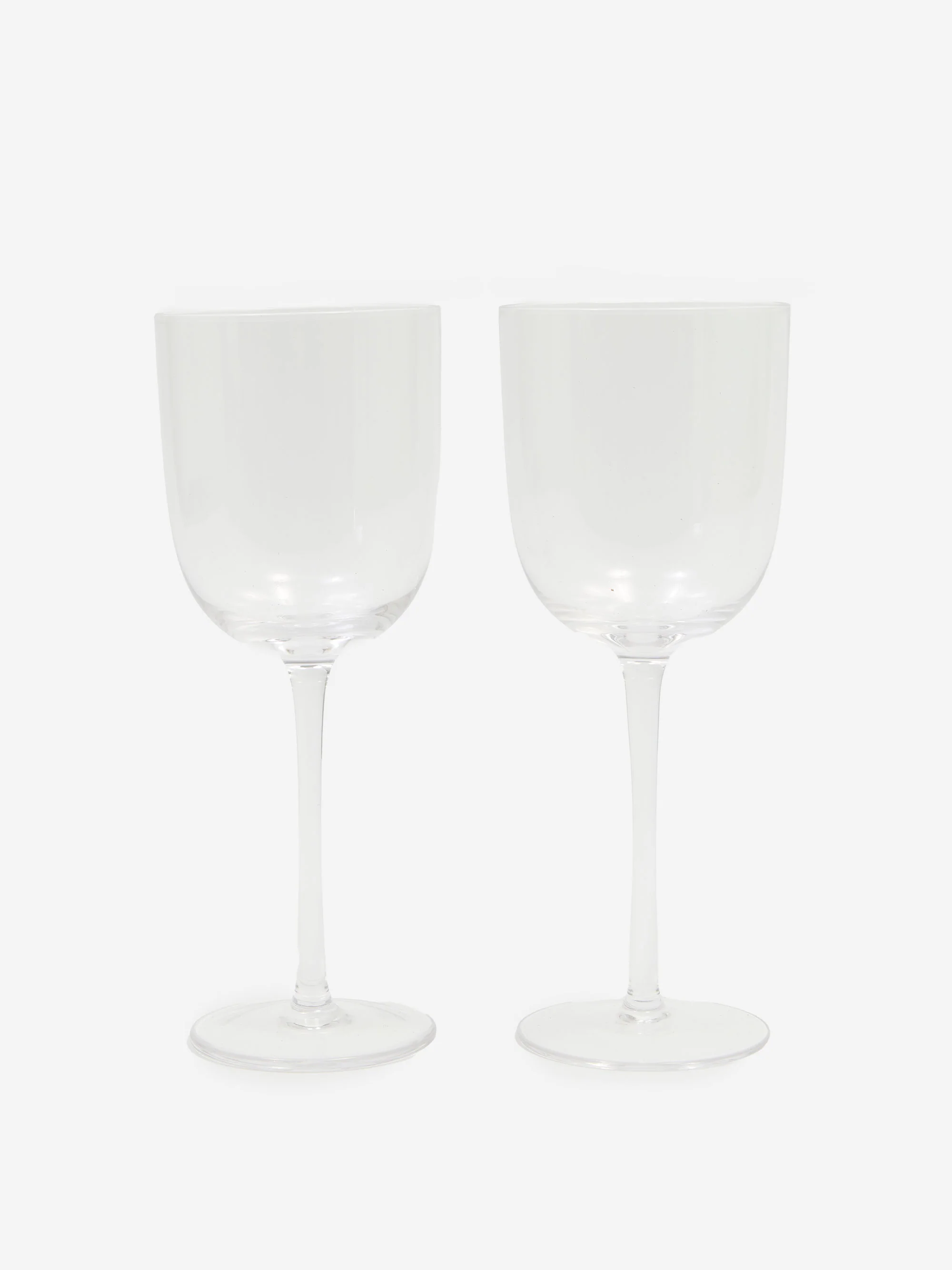 ferm LIVING Host White Wine Glasses Set of 2 - Clear