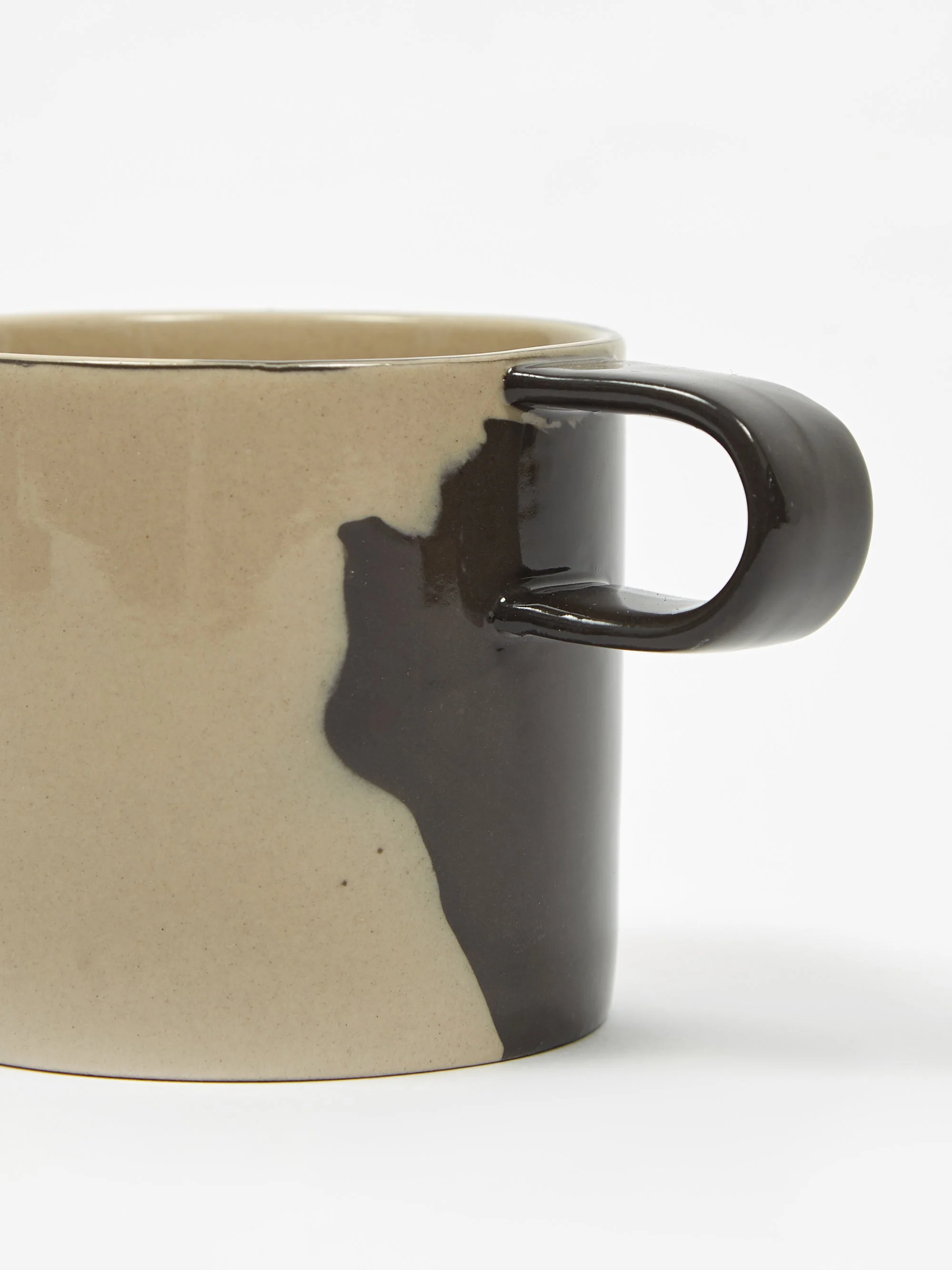 ferm LIVING Inlay Cup with Saucer - Sand Brown - Image 3