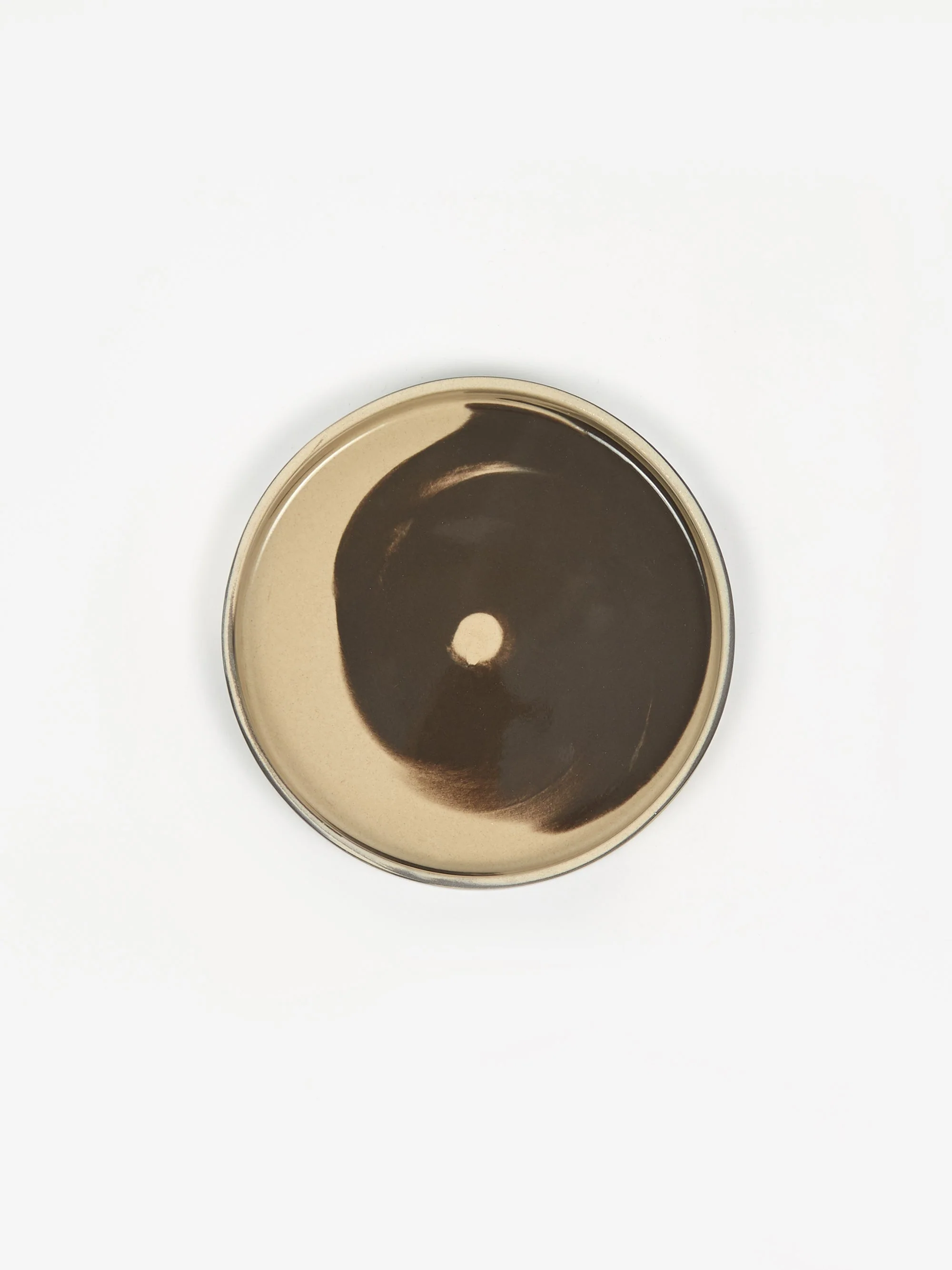 ferm LIVING Inlay Cup with Saucer - Sand Brown - Image 5