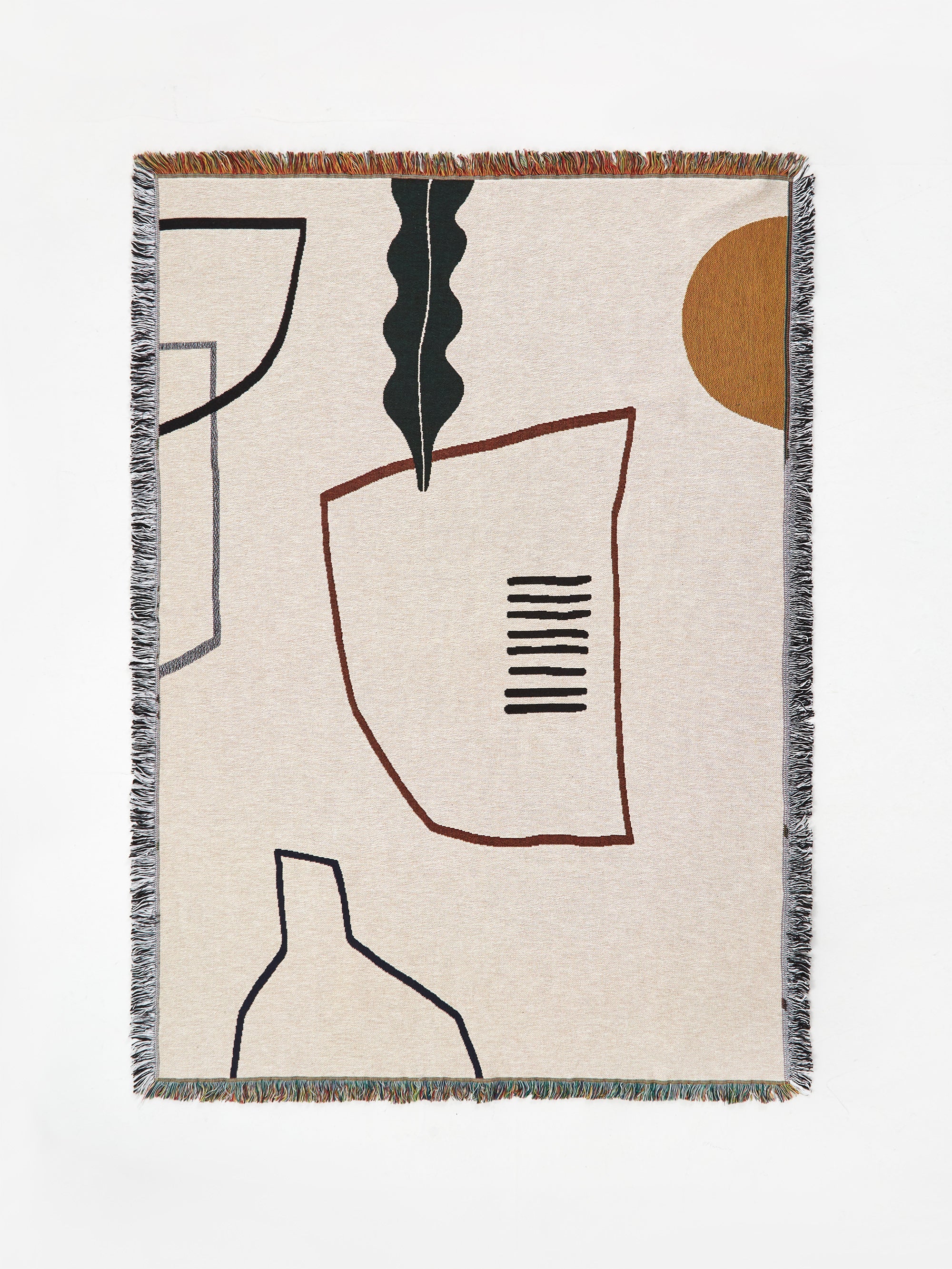 ferm LIVING Mirage Blanket - Off White