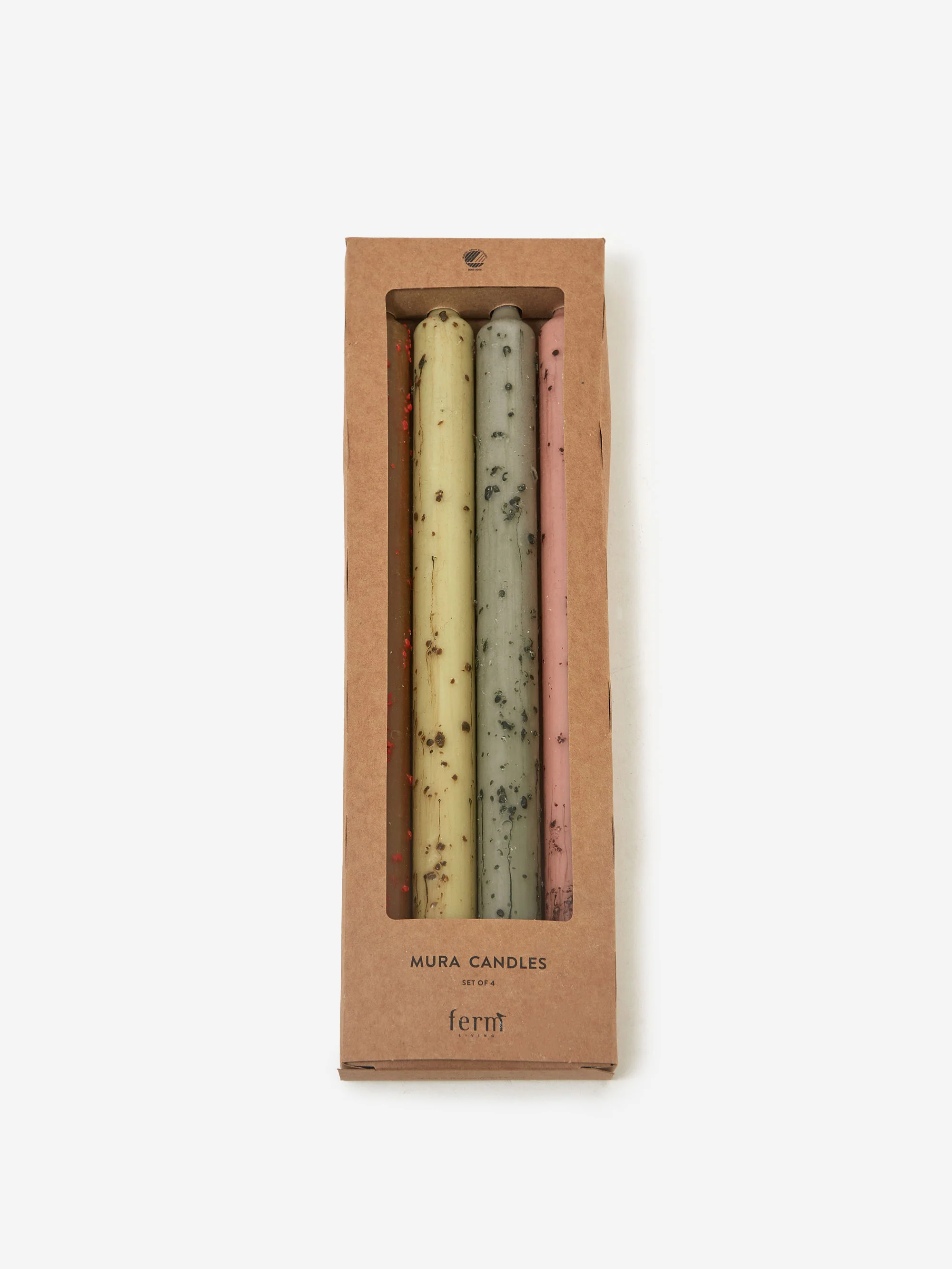 ferm LIVING Mura Candles - Set of 4 - Mixed - Image 3
