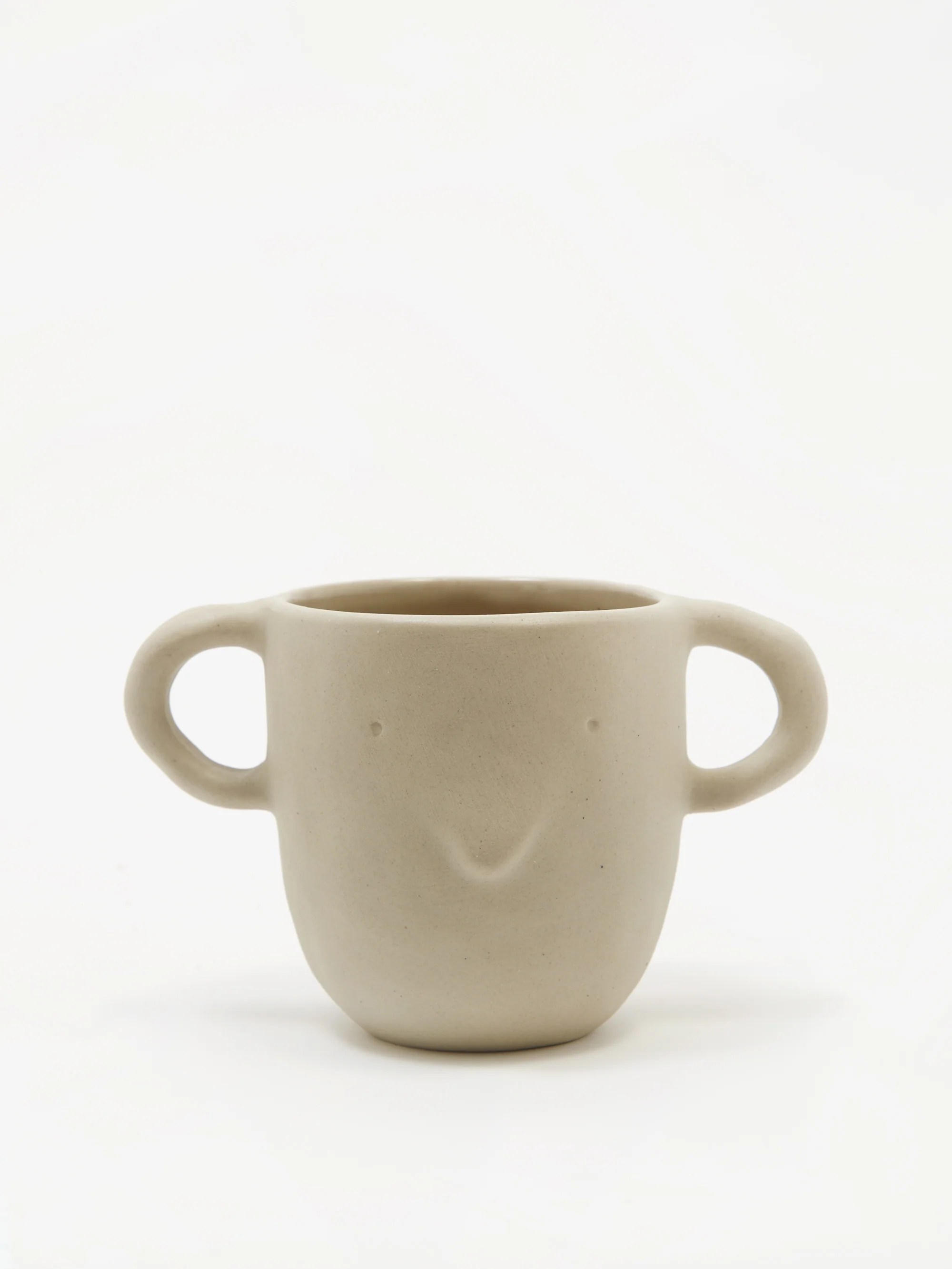 ferm LIVING Mus Plant Pot Large - Sand