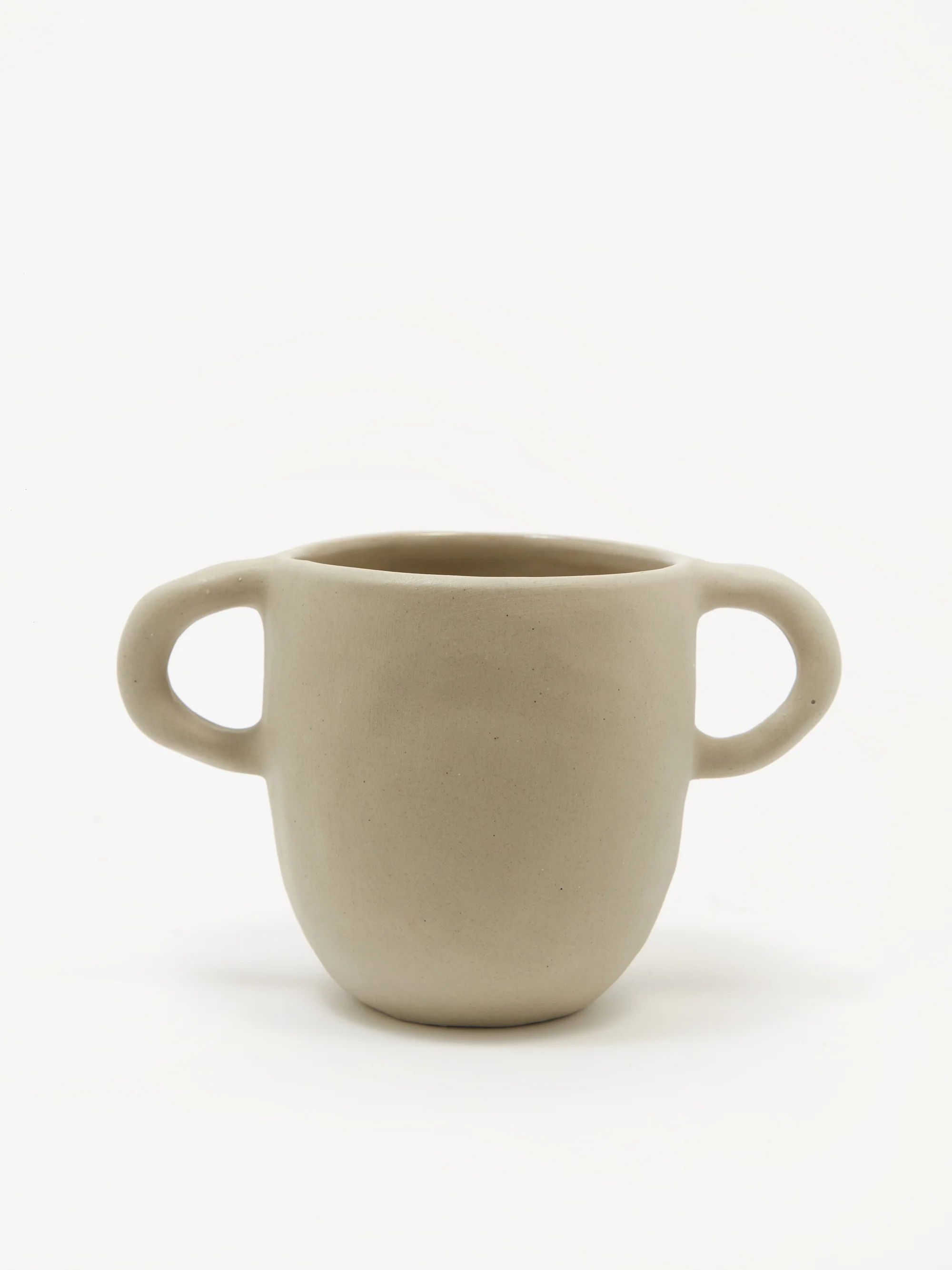 ferm LIVING Mus Plant Pot Large - Sand - Image 5