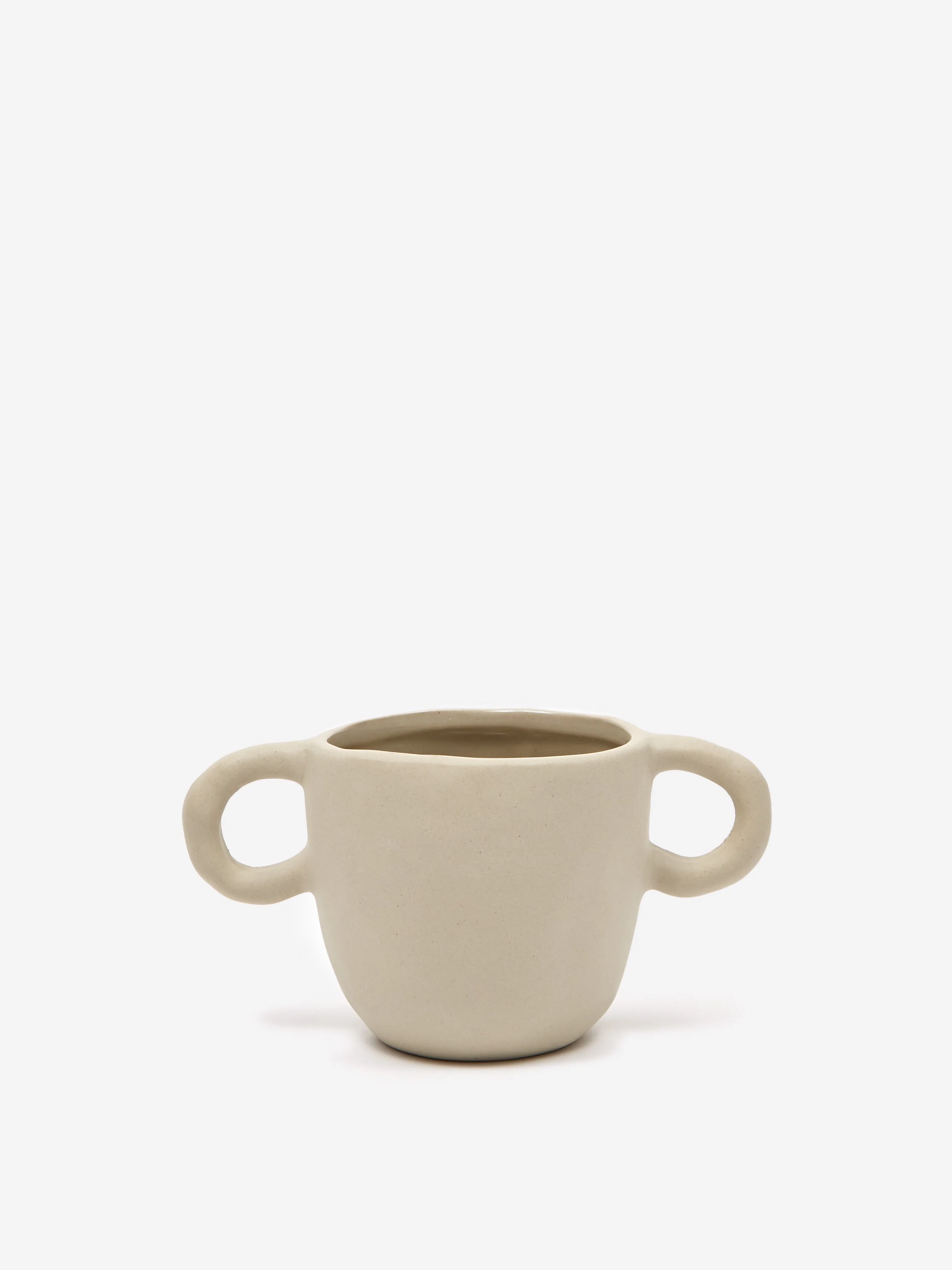 ferm LIVING Mus Plant Pot Small - Sand - Image 6