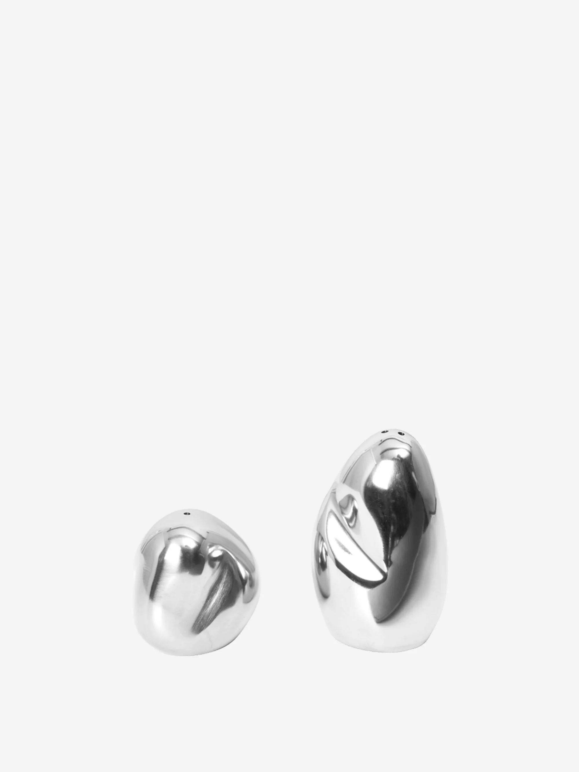 ferm LIVING Orevo Salt and Pepper Shakers - Set of 2 - Steel