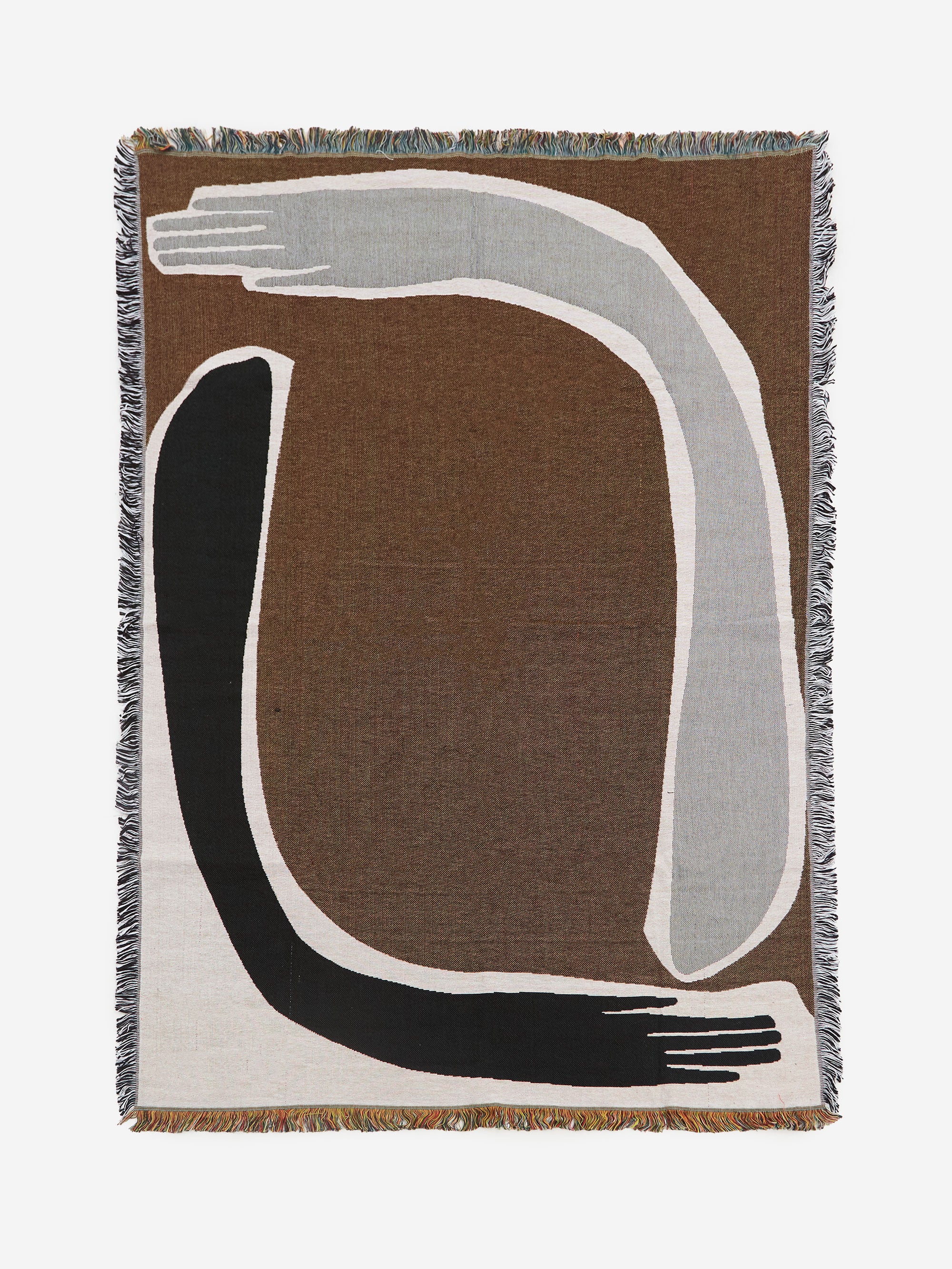 ferm LIVING Pose Tapestry Blanket - Coffee