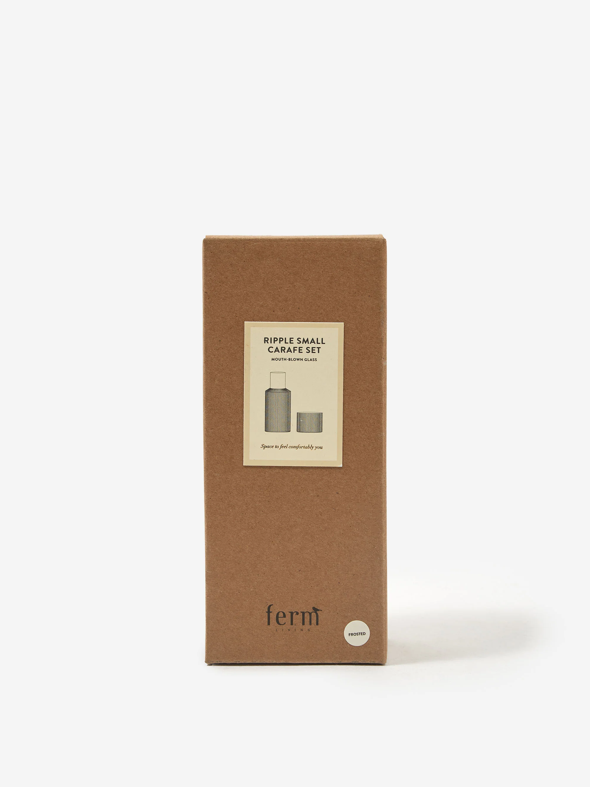 ferm LIVING Ripple Small Carafe Set - Frosted - Image 4