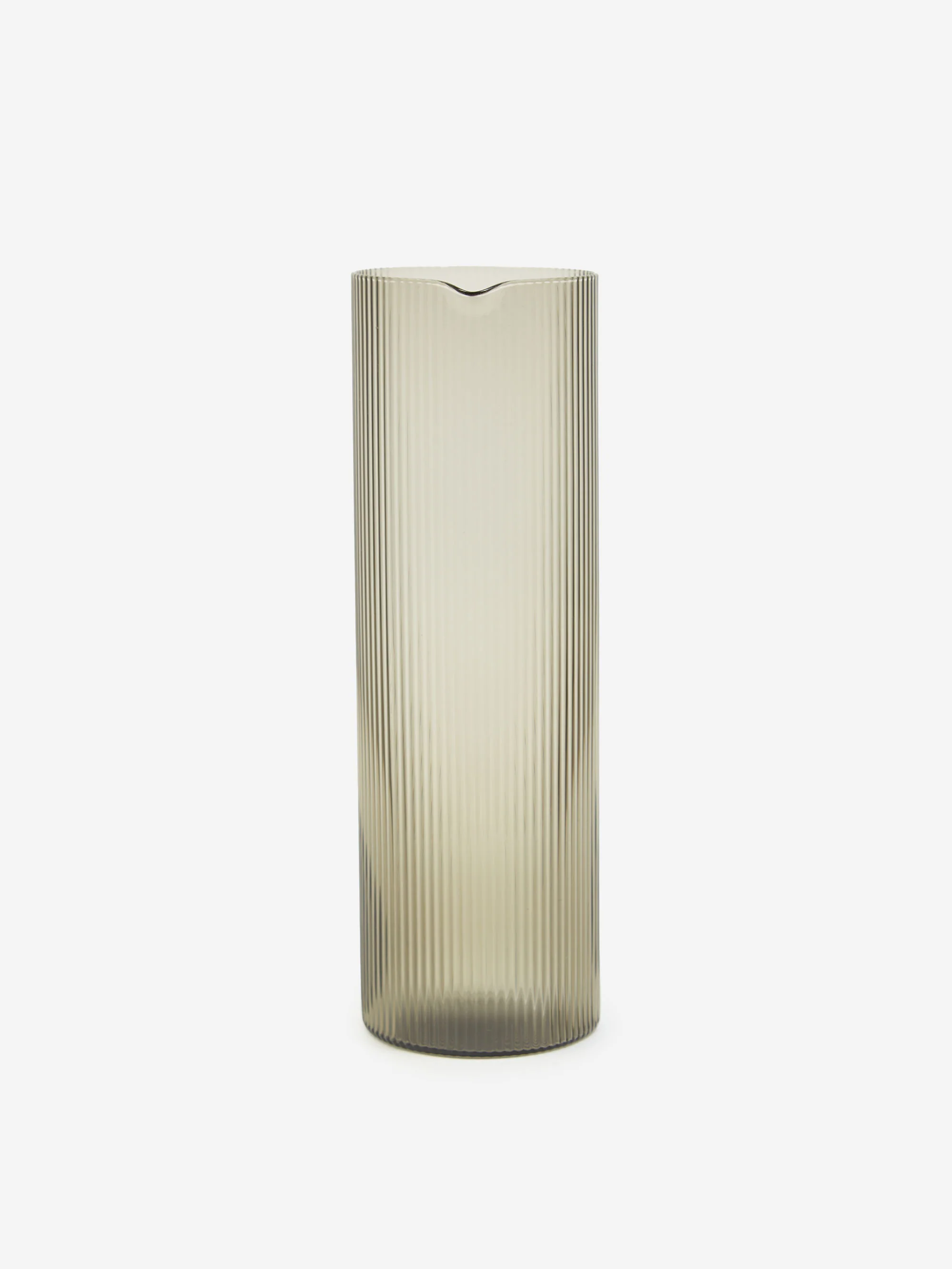 ferm LIVING Ripple Water Jug - Smoked Grey