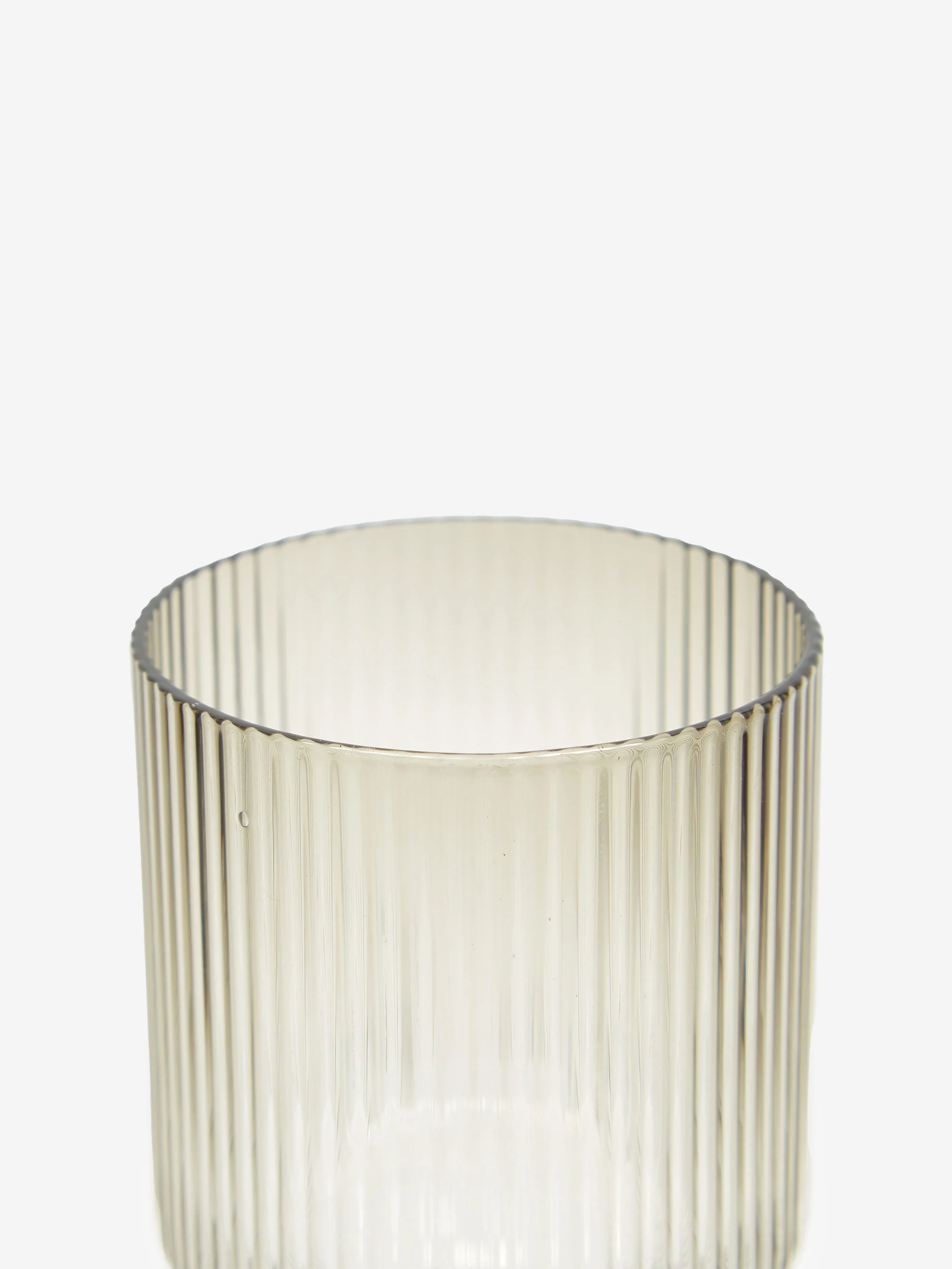 ferm LIVING Ripple White Wine Glasses Set of 2 - Smoked Grey - Image 2