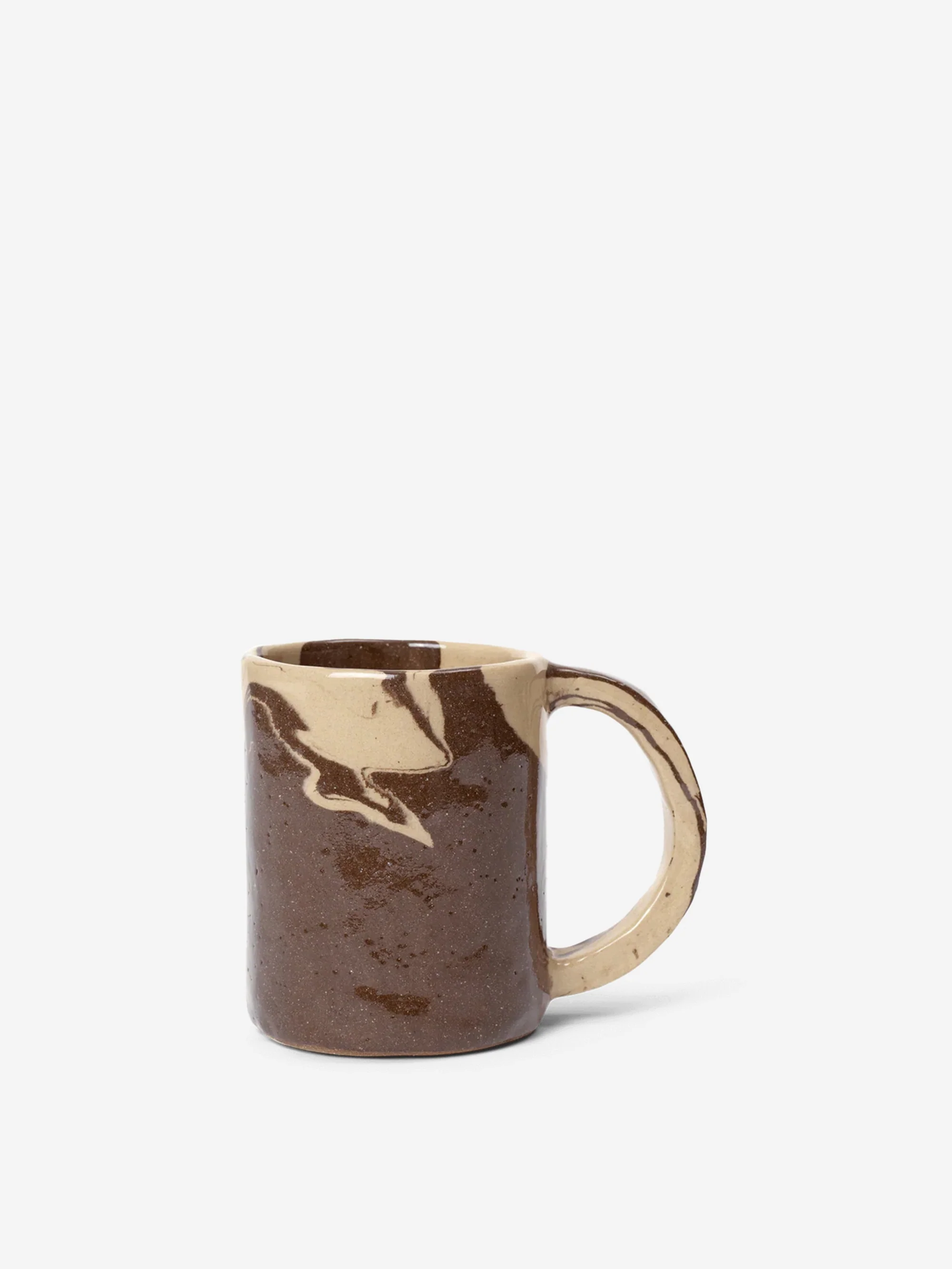 ferm LIVING Ryu Mug Tall - Sand Brown - Image 2