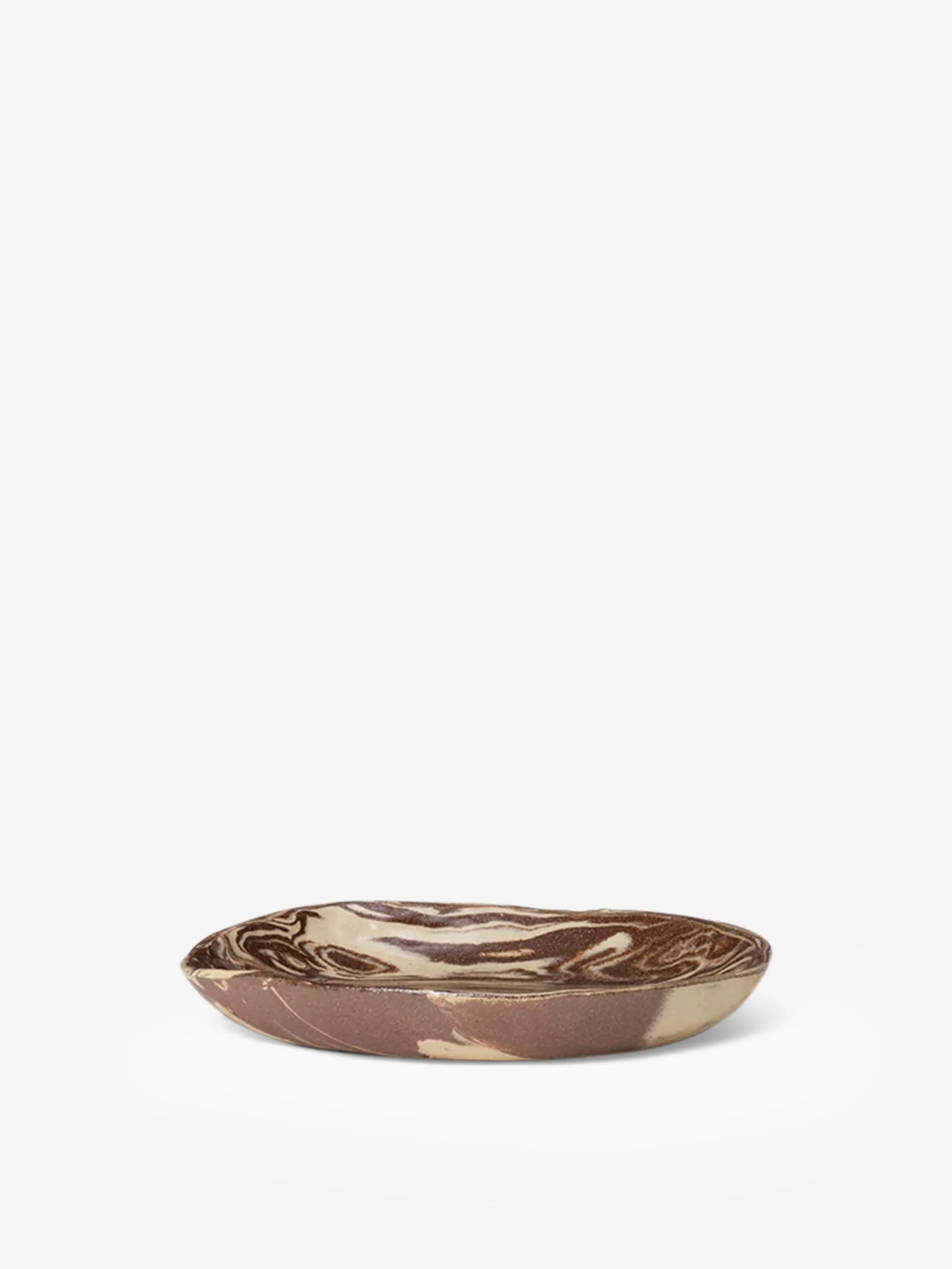 ferm LIVING Ryu Platter - 18.5 - Sand/Brown