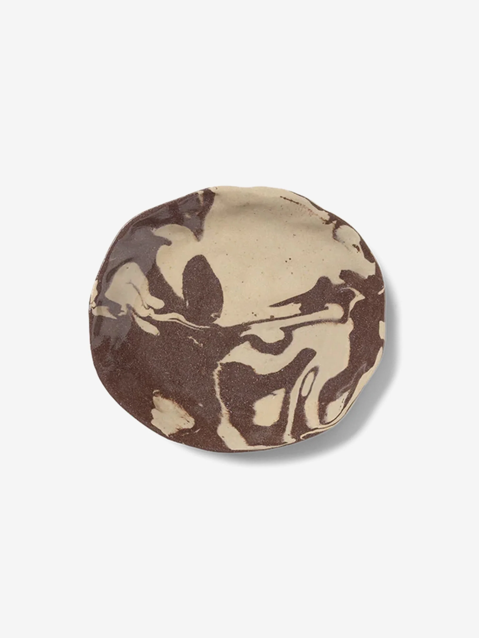 ferm LIVING Ryu Platter - 18.5 - Sand/Brown - Image 2