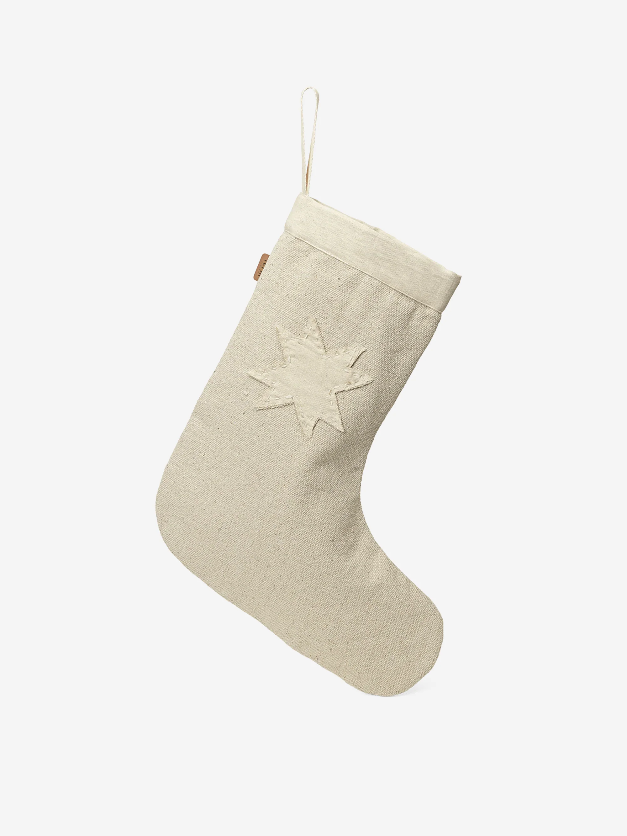 ferm LIVING Vela Christmas Stocking - Natural