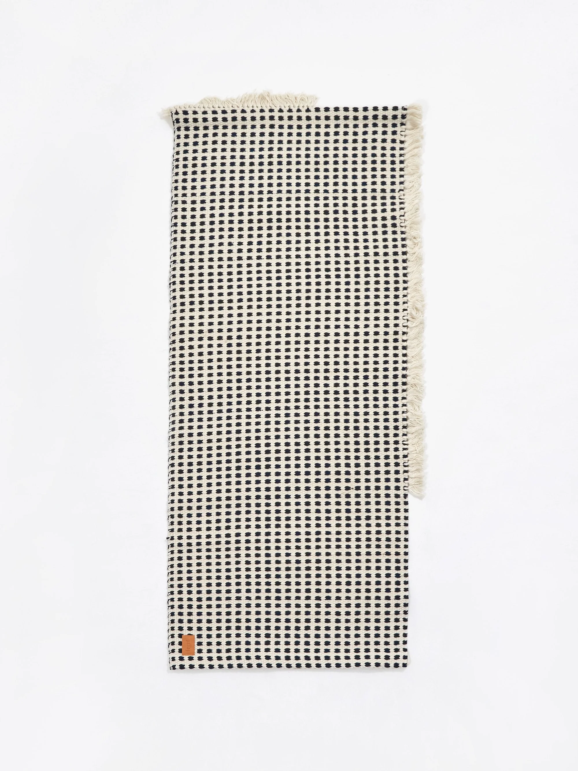 ferm LIVING Way Runner - Off-White/Blue