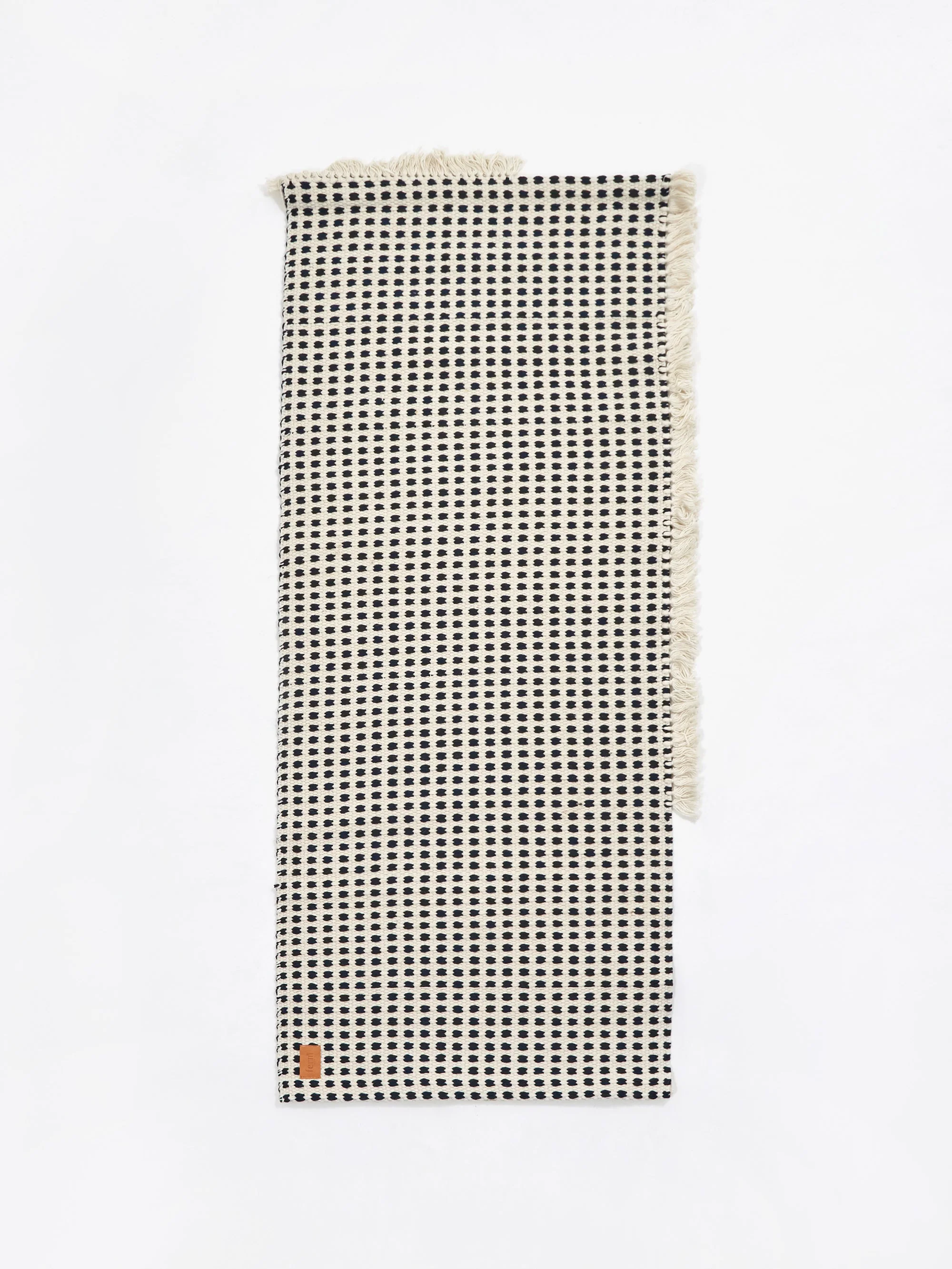 ferm LIVING Way Runner - Off-White/Blue - Image 2