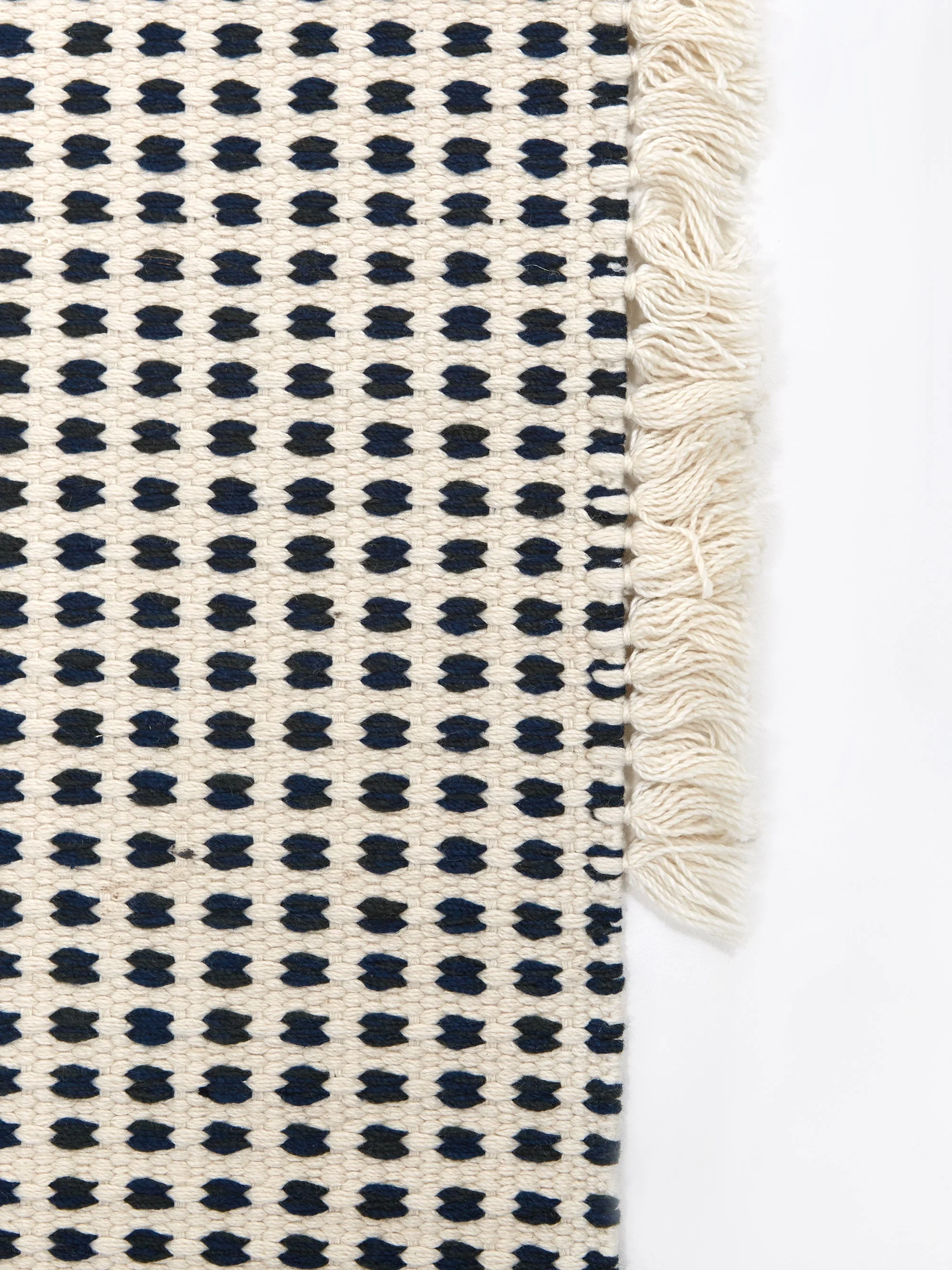ferm LIVING Way Runner - Off-White/Blue - Image 4