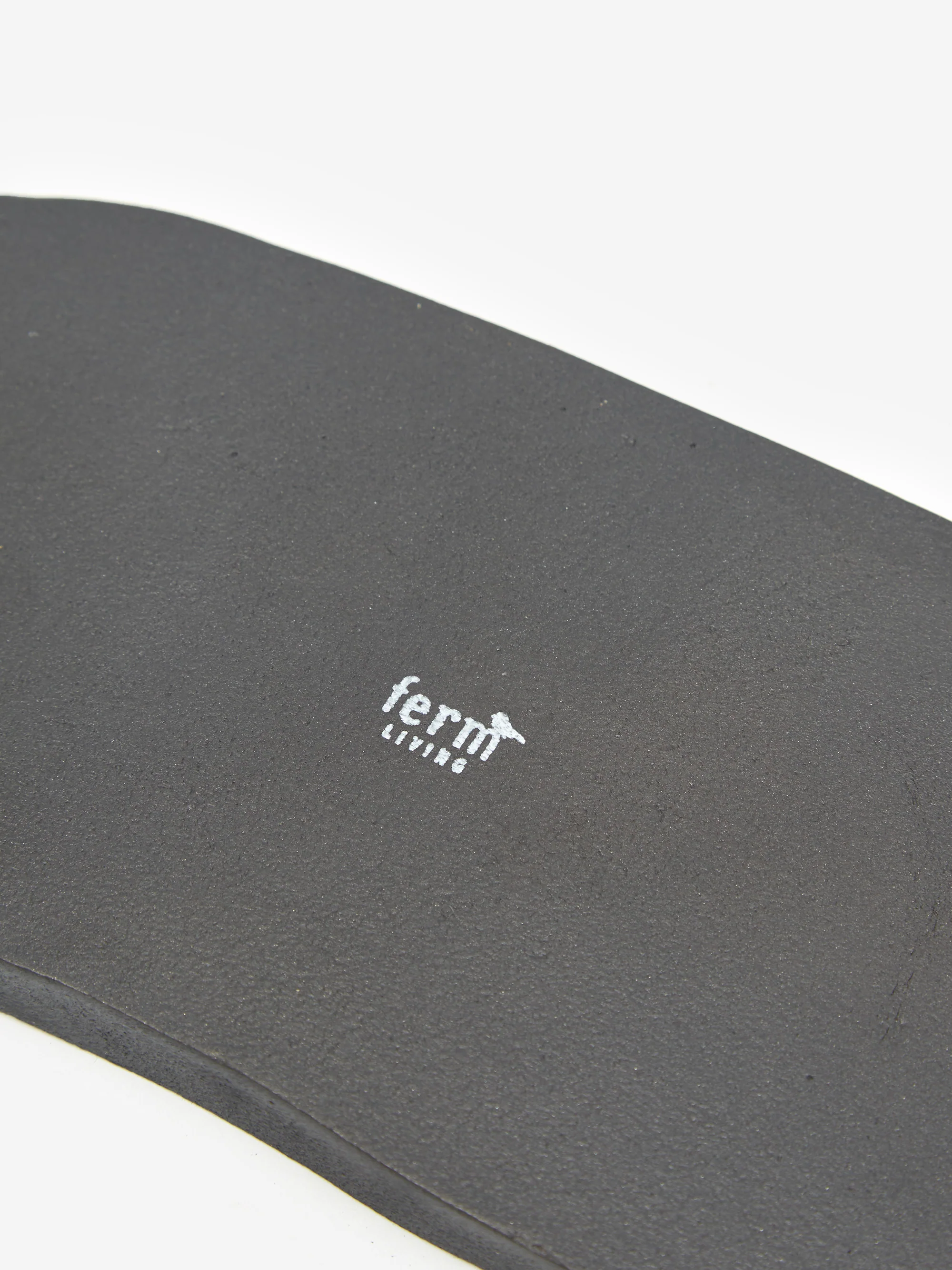 ferm LIVING Yama Tray - Oval - Blackened Aluminium - Image 5