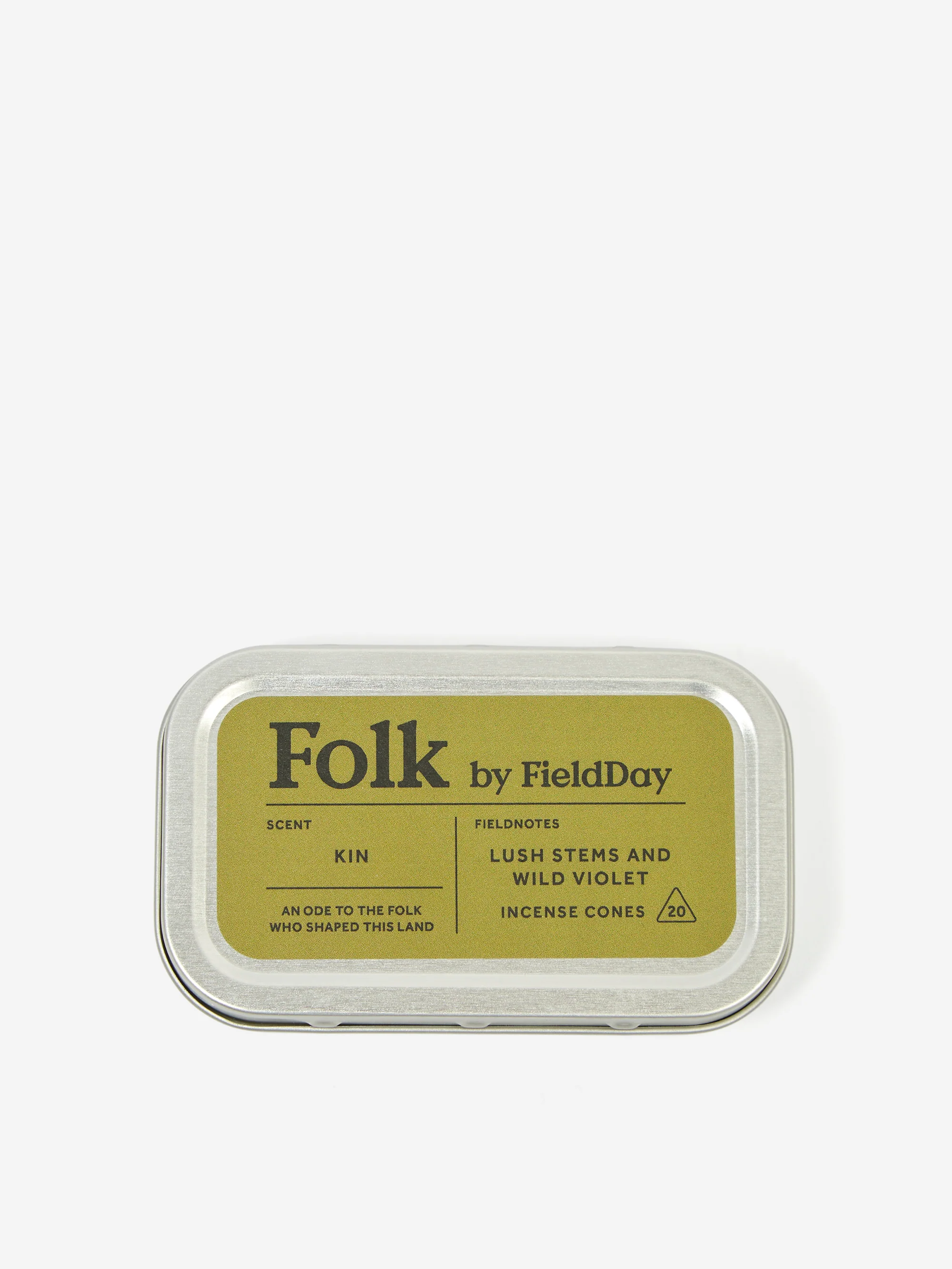 FieldDay Ireland Folk Incense Tin - Kin