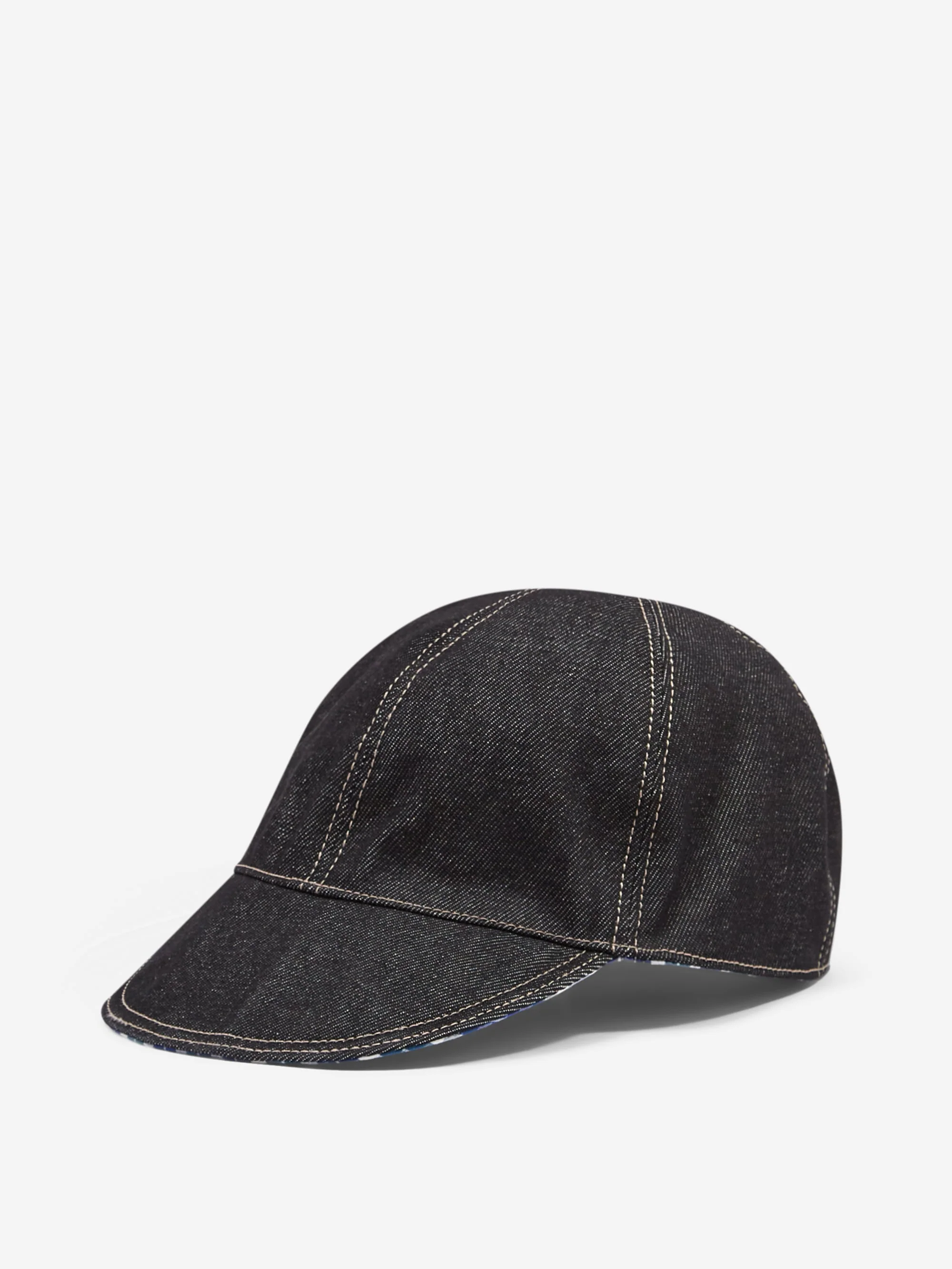 Finlay Vincent Cap 117 - White/Blue/Green - Image 2