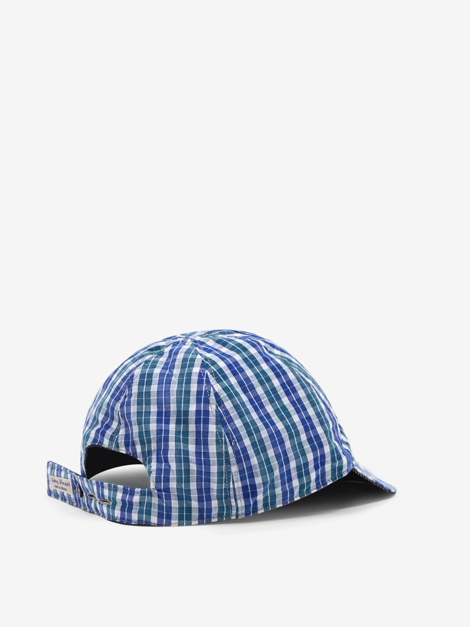 Finlay Vincent Cap 117 - White/Blue/Green - Image 3