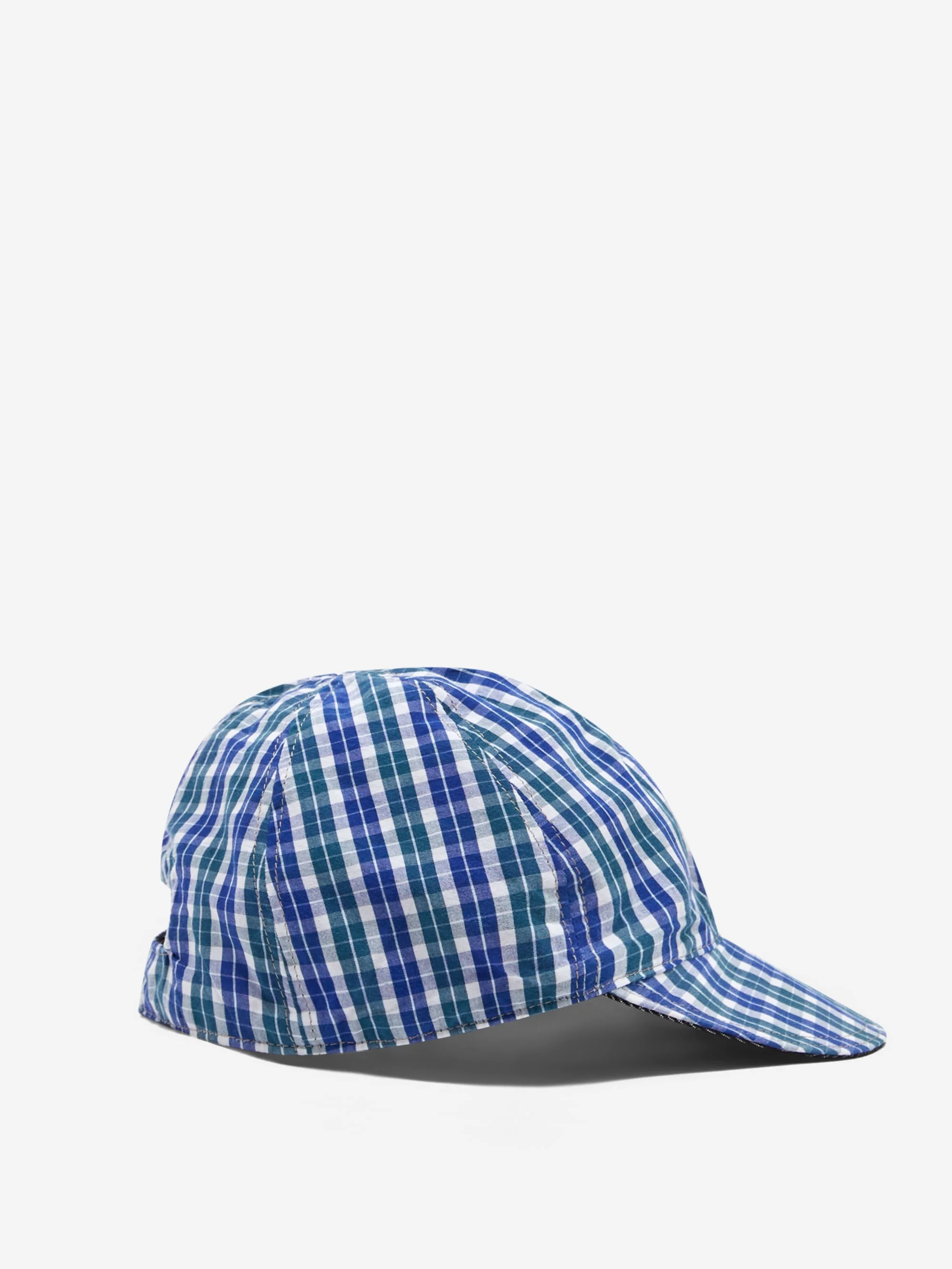 Finlay Vincent Cap 117 - White/Blue/Green - Image 4