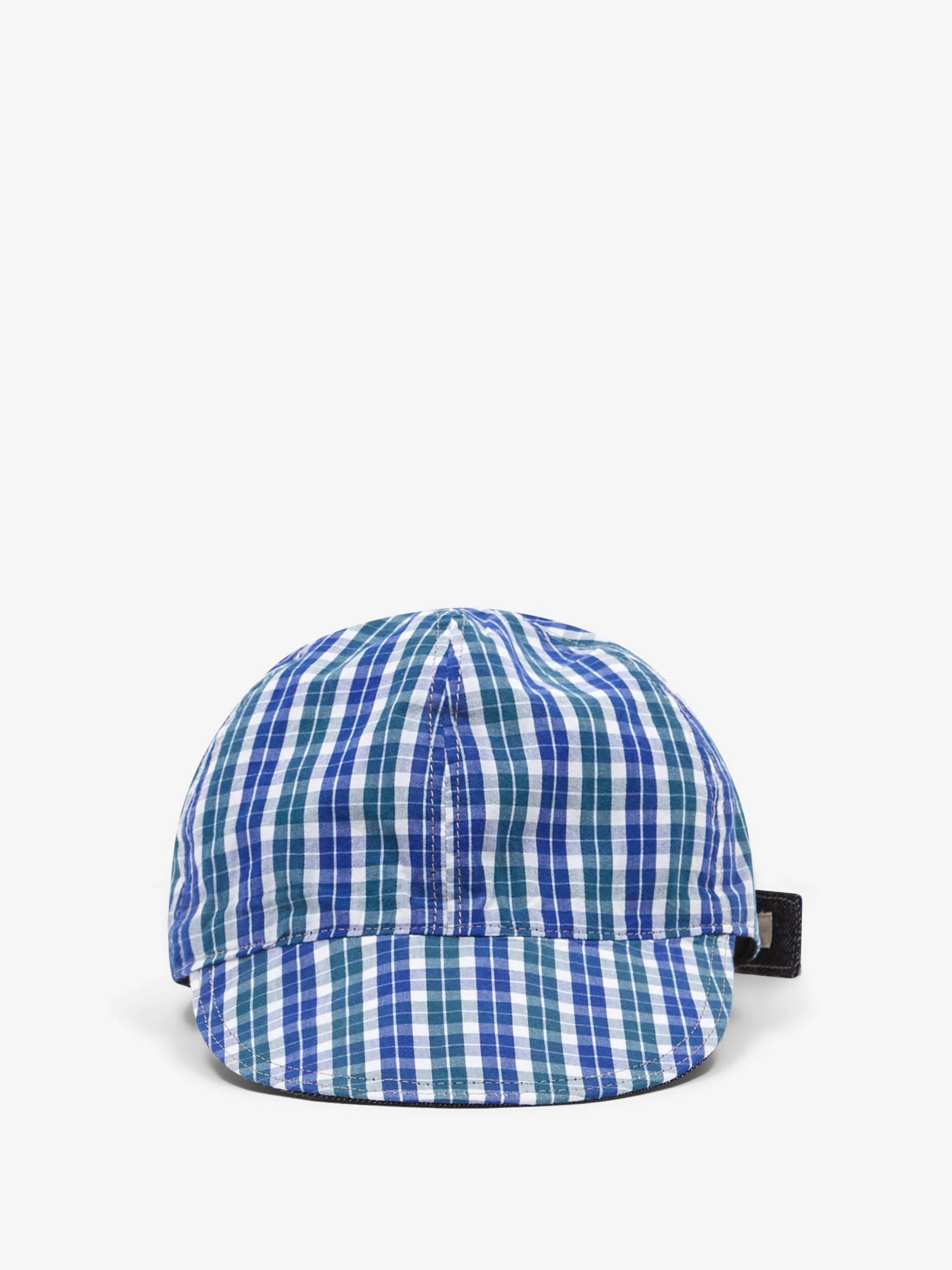 Finlay Vincent Cap 117 - White/Blue/Green - Image 5