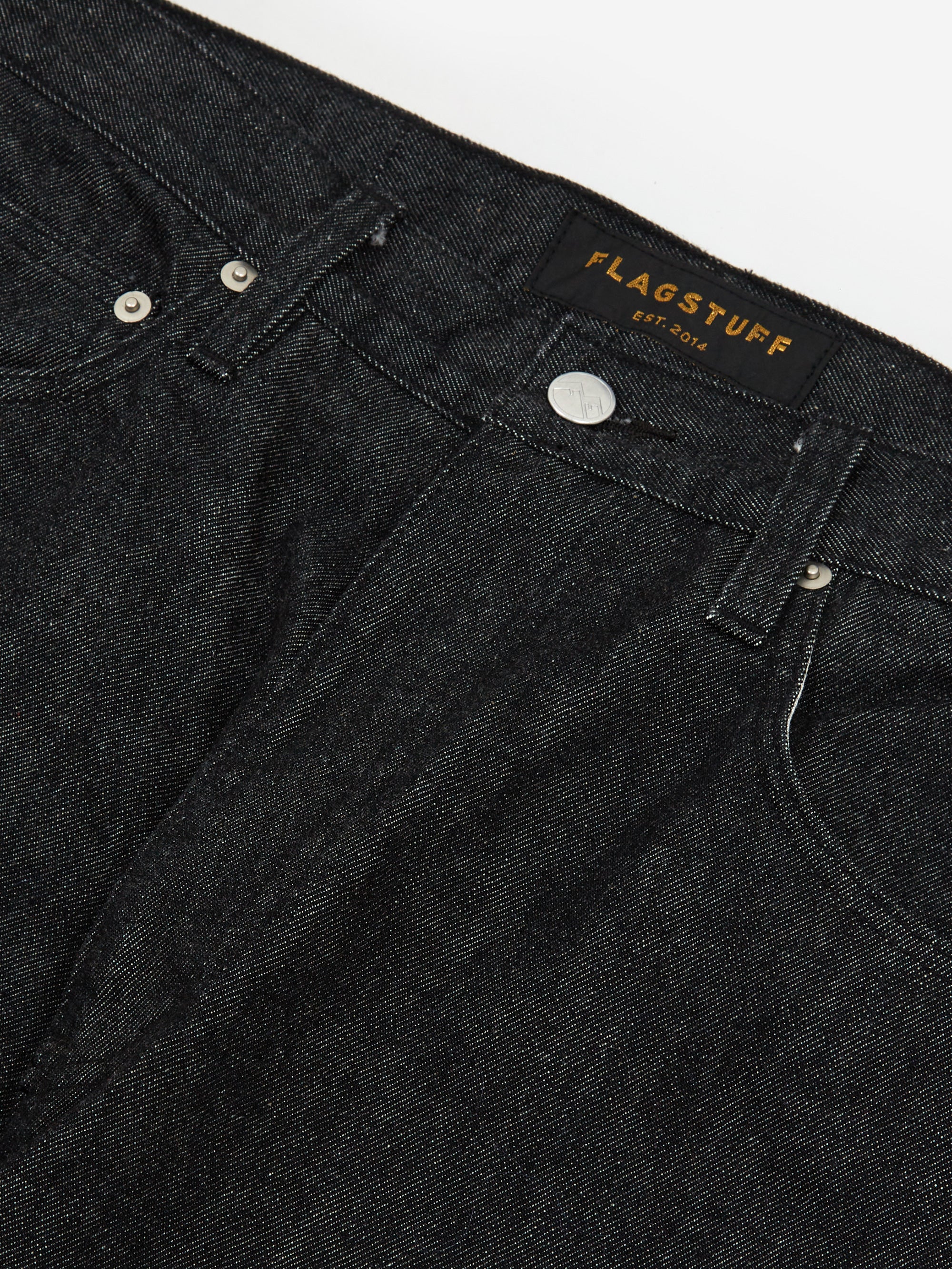 Flagstuff 1 Wash Denim Baggie Pant - Black - Image 4