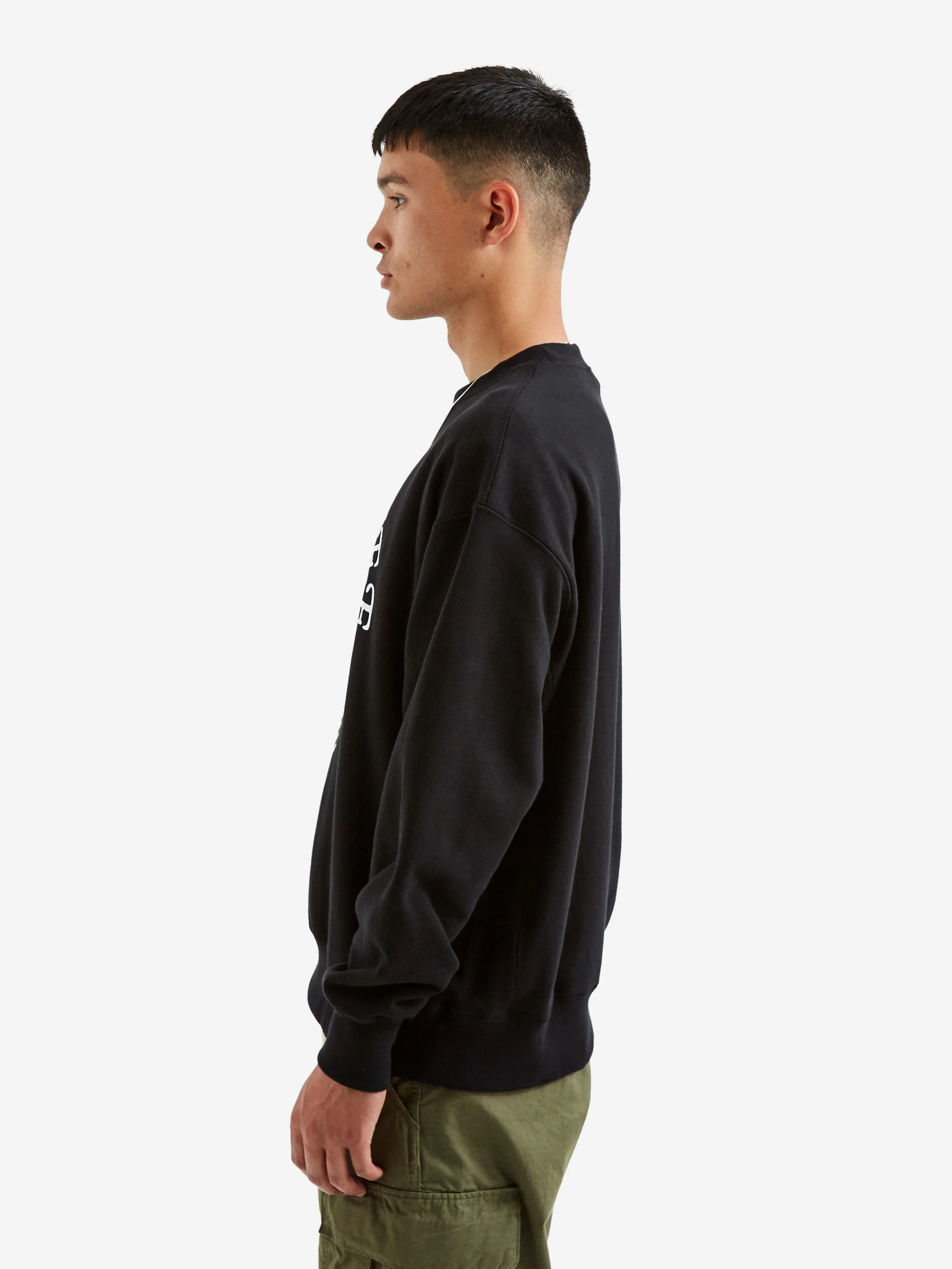 Flagstuff Angel Crewneck Sweat - Black - Image 6