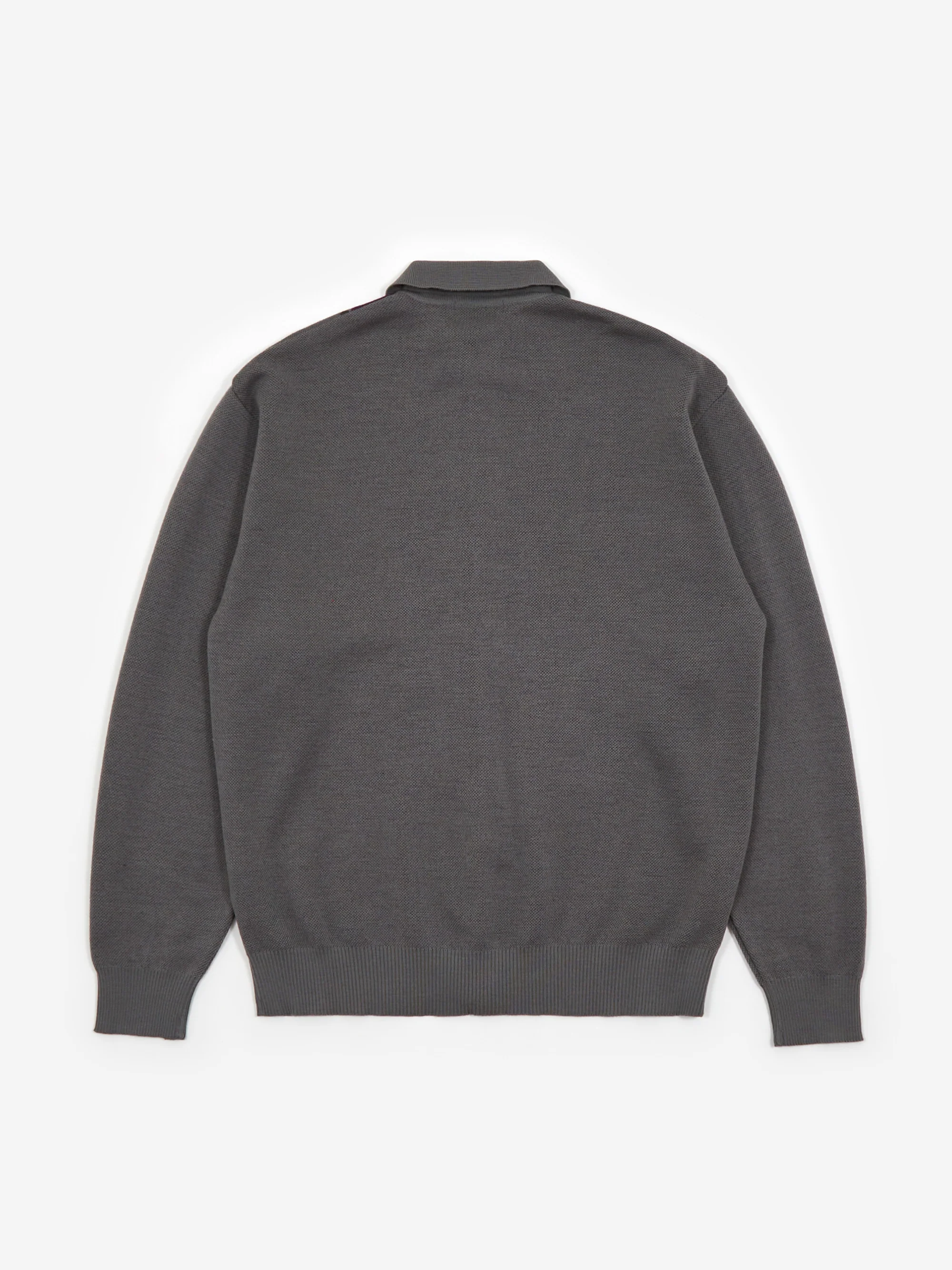 Flagstuff Argyle Italian Knit Cardigan - Charcoal - Image 6