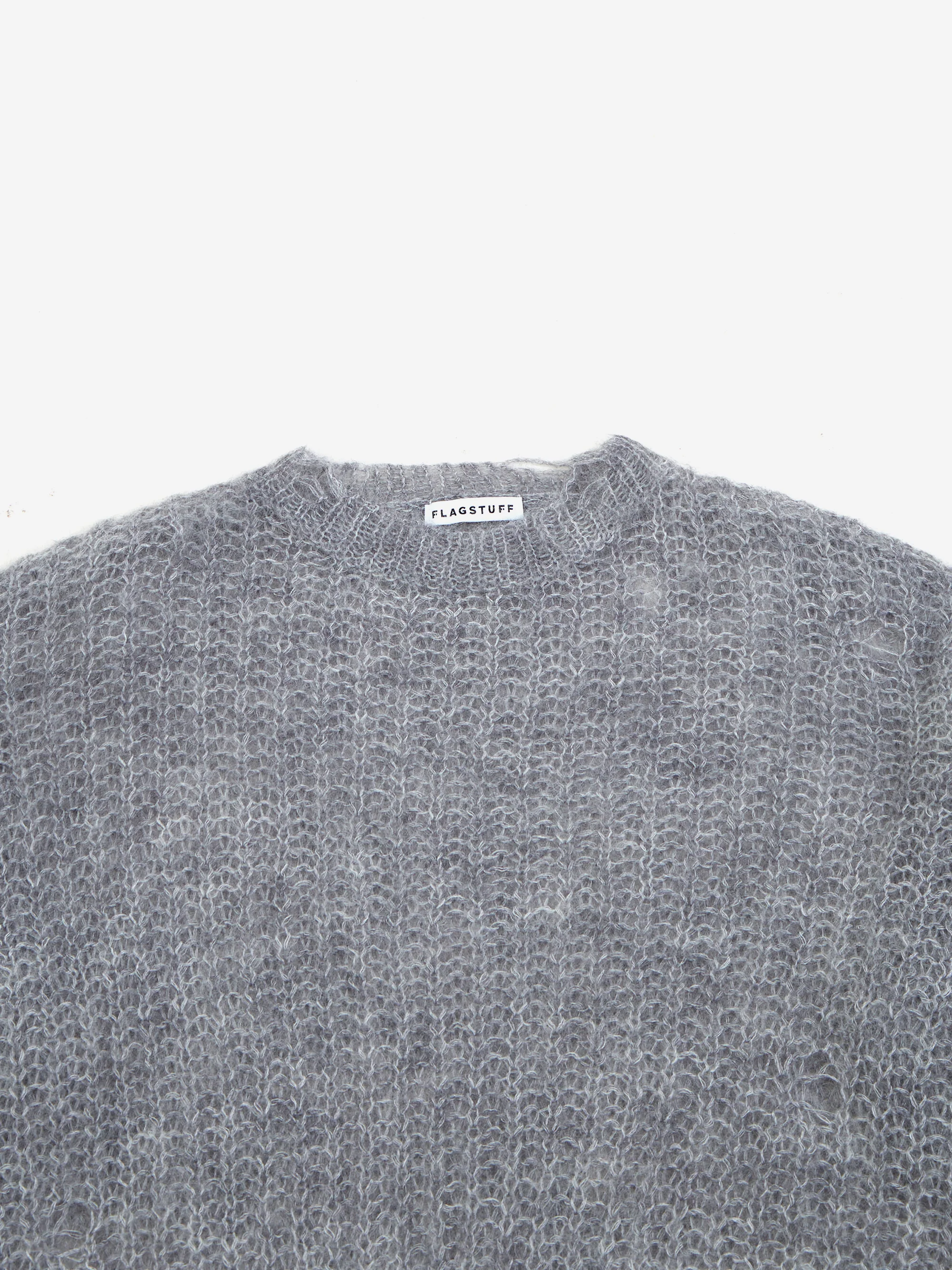Flagstuff Boro Mohair Knit - Grey - Image 3