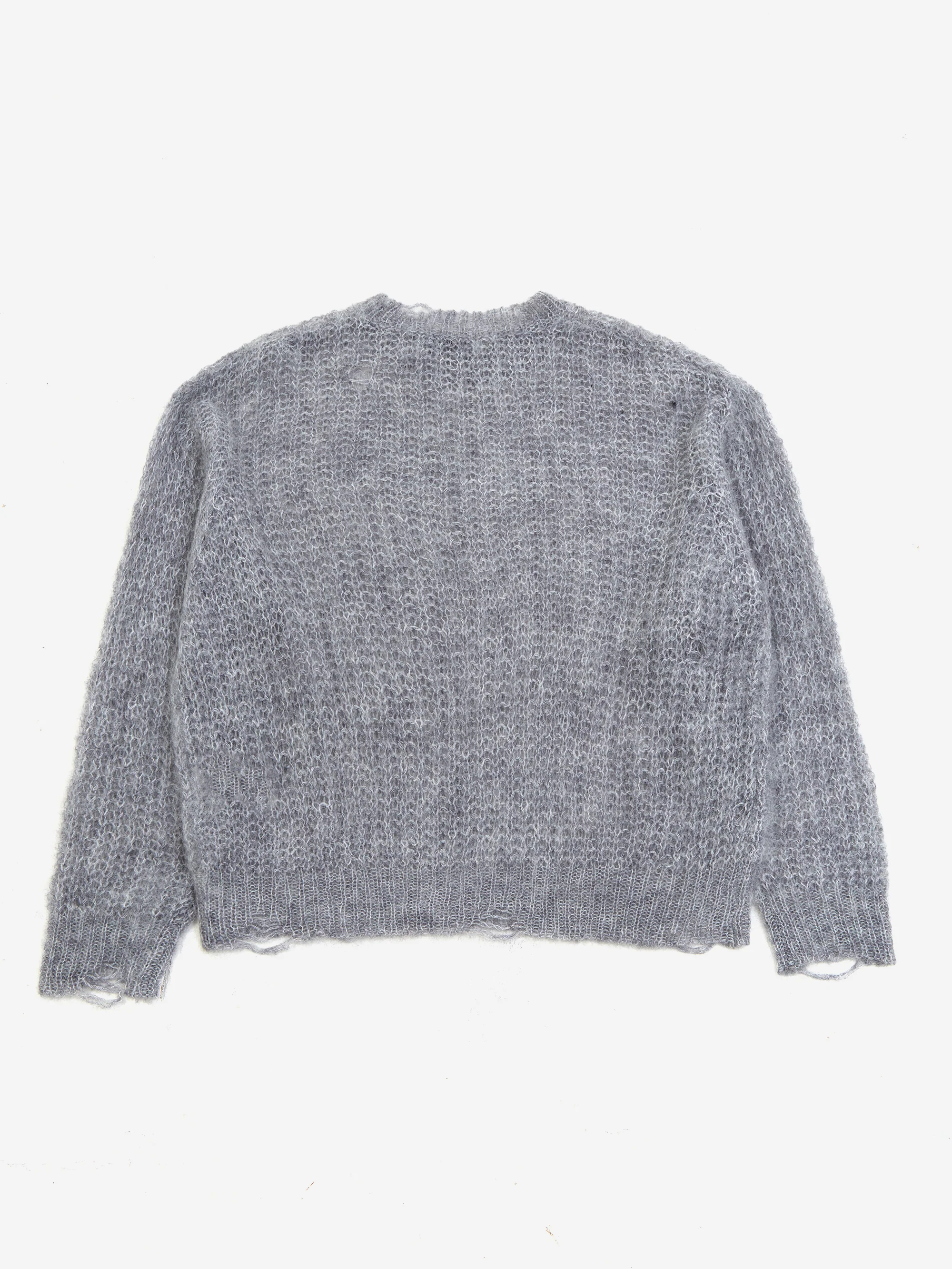 Flagstuff Boro Mohair Knit - Grey - Image 4