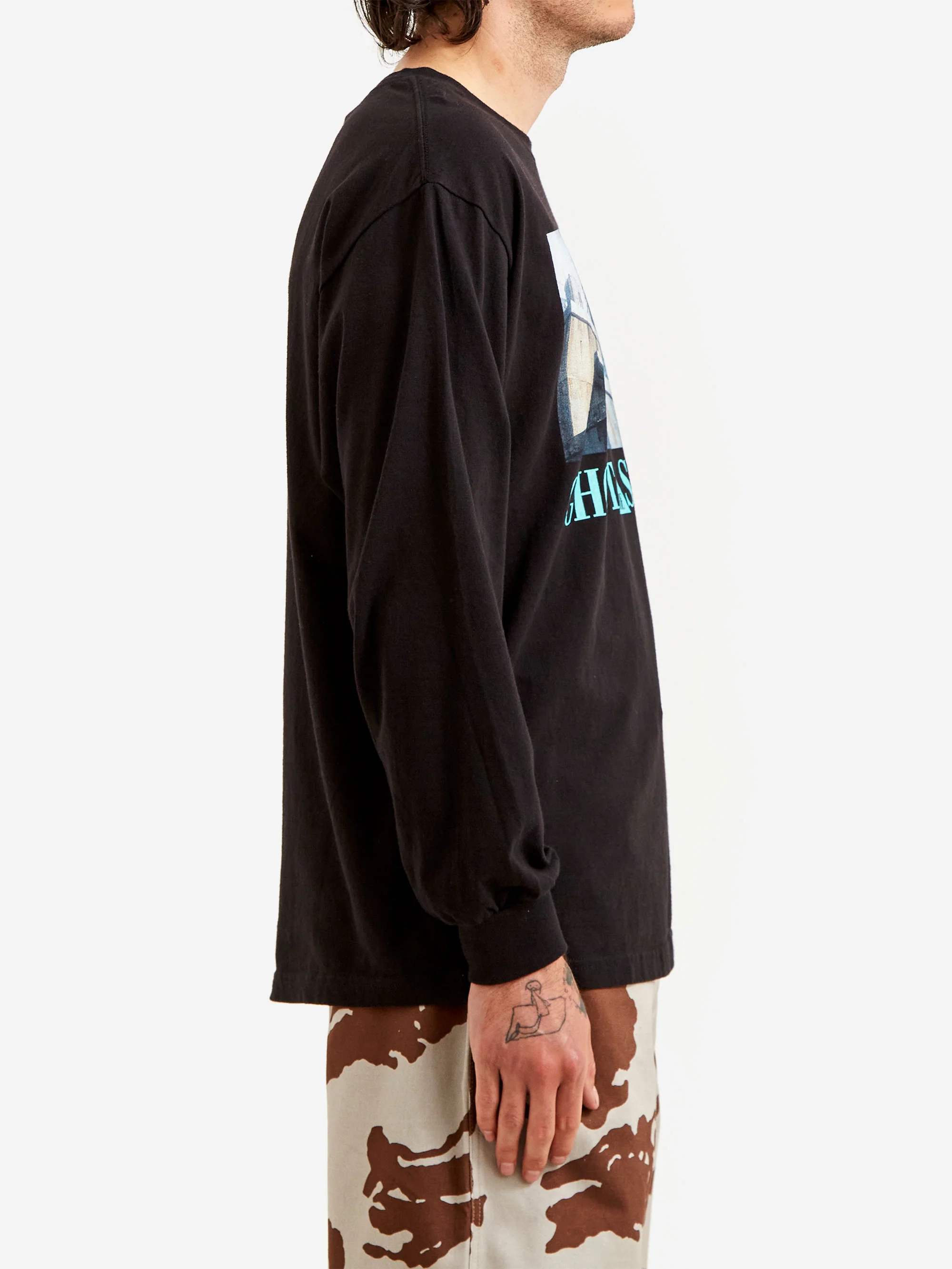 Flagstuff Kusanagi Long Sleeve T-Shirt - Black - Image 5
