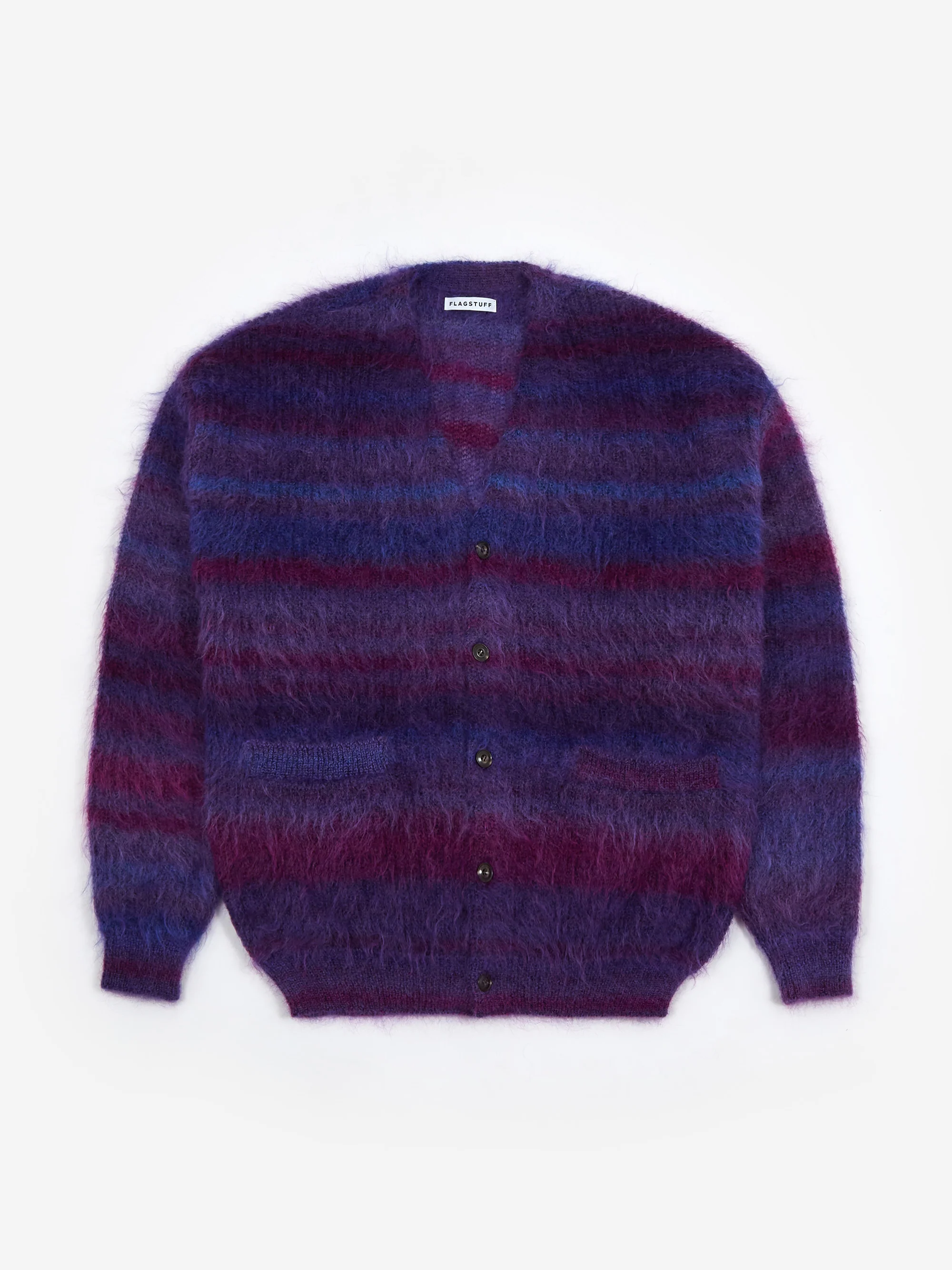 Flagstuff Mohair Cardigan - Purple