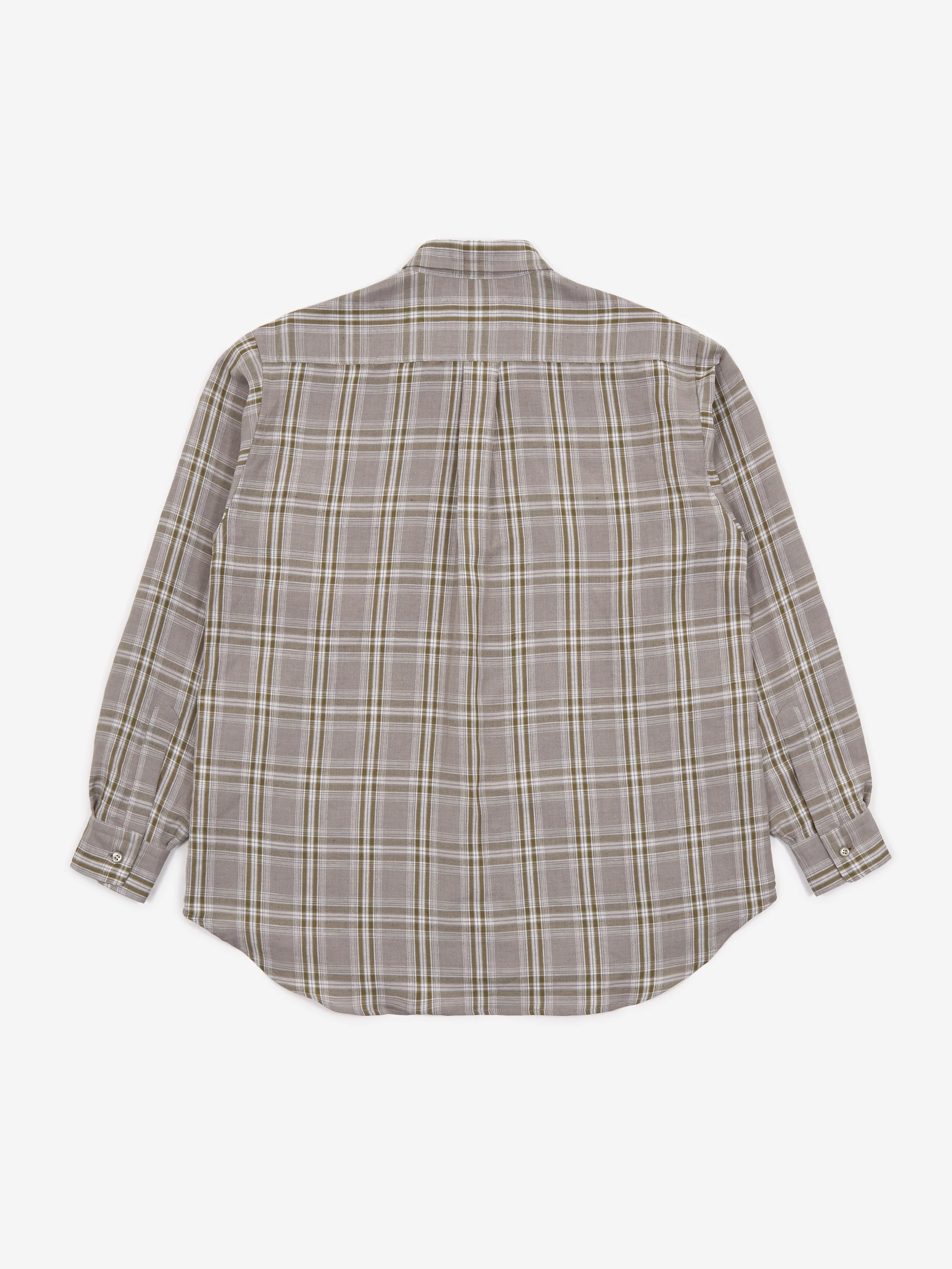 Flagstuff Original Check Longsleeve Shirt - Grey - Image 5