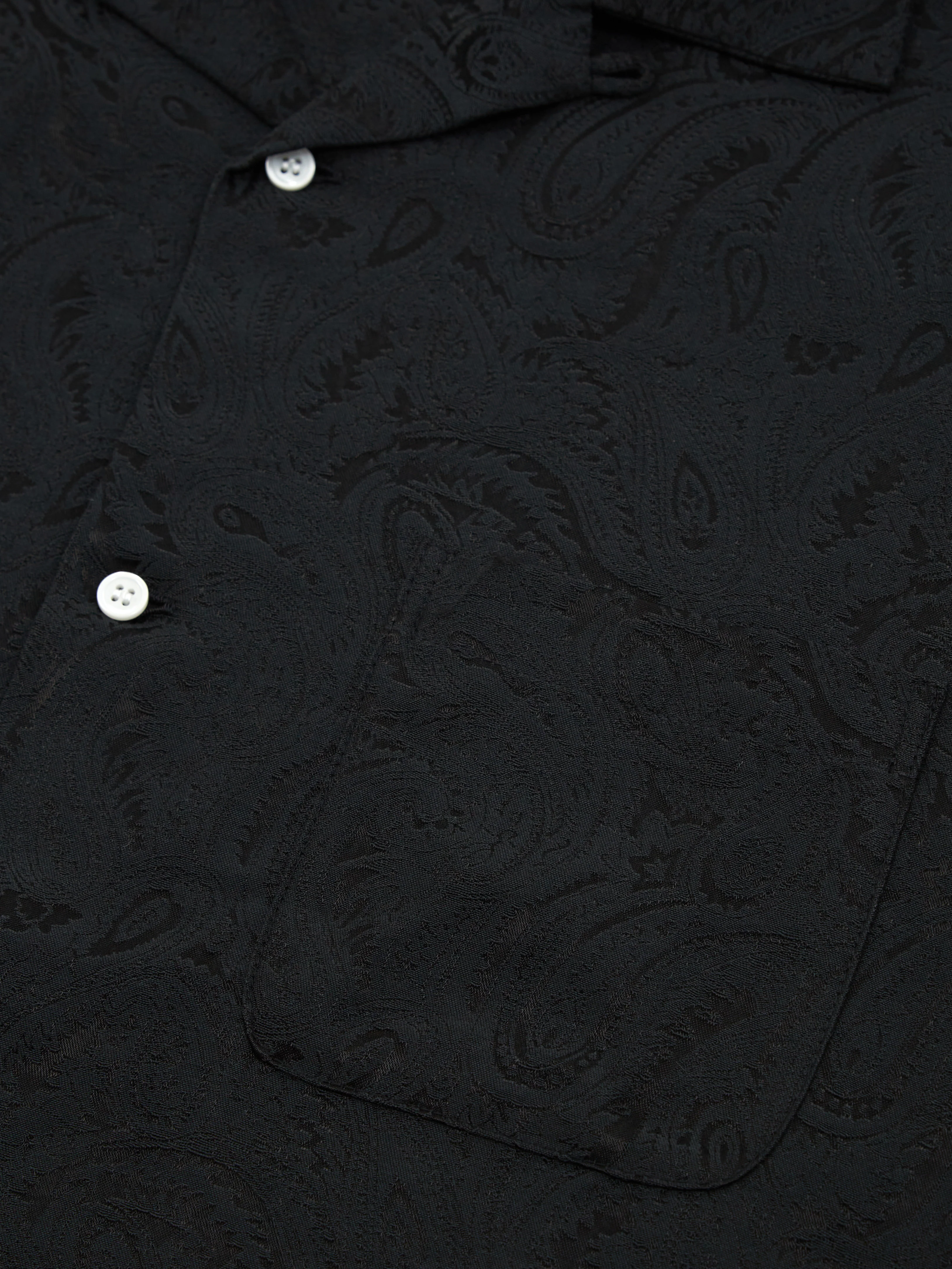 Flagstuff Original Paisley Shortsleeve Shirt - Black - Image 3