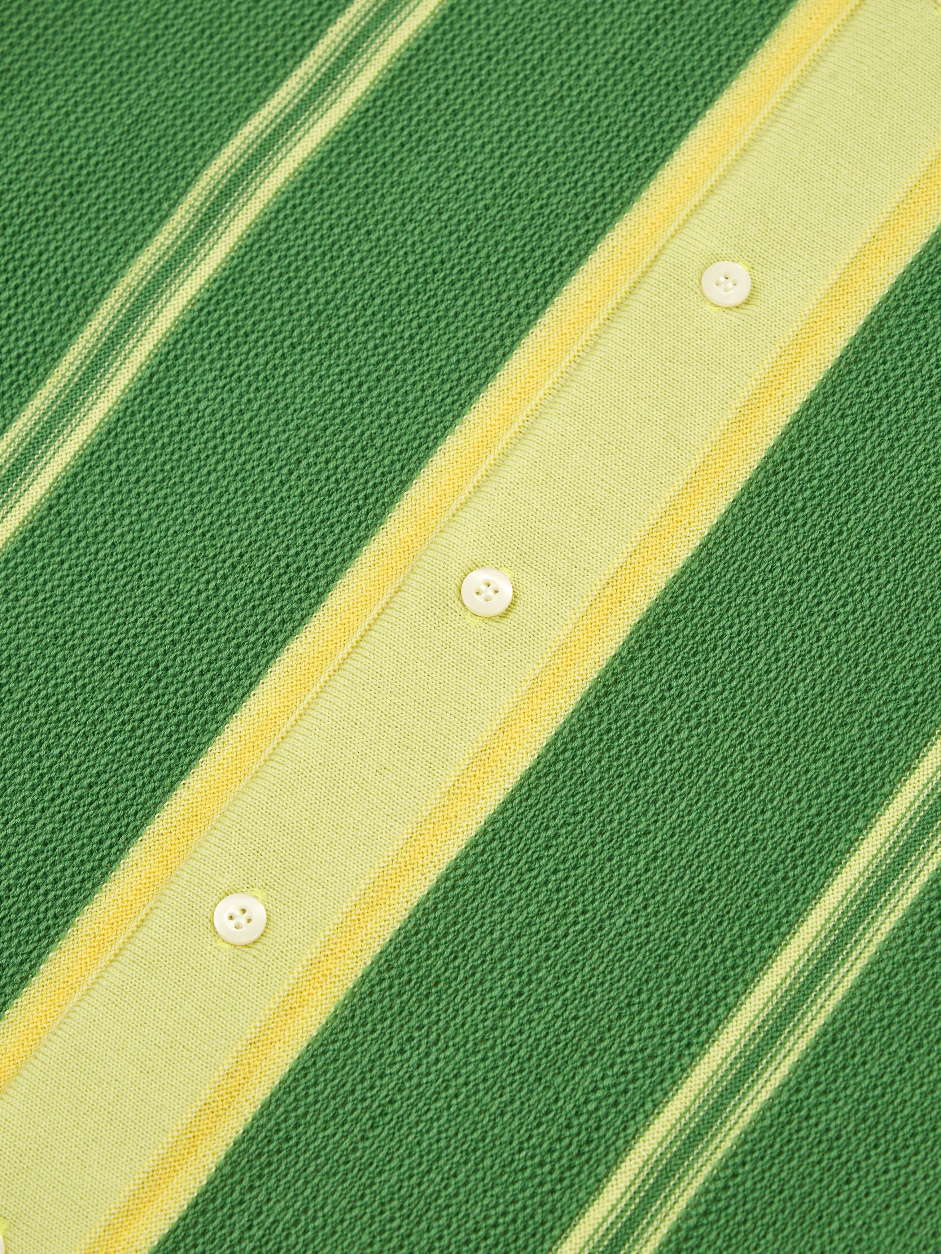 Flagstuff Stripe Cardigan - Green - Image 3