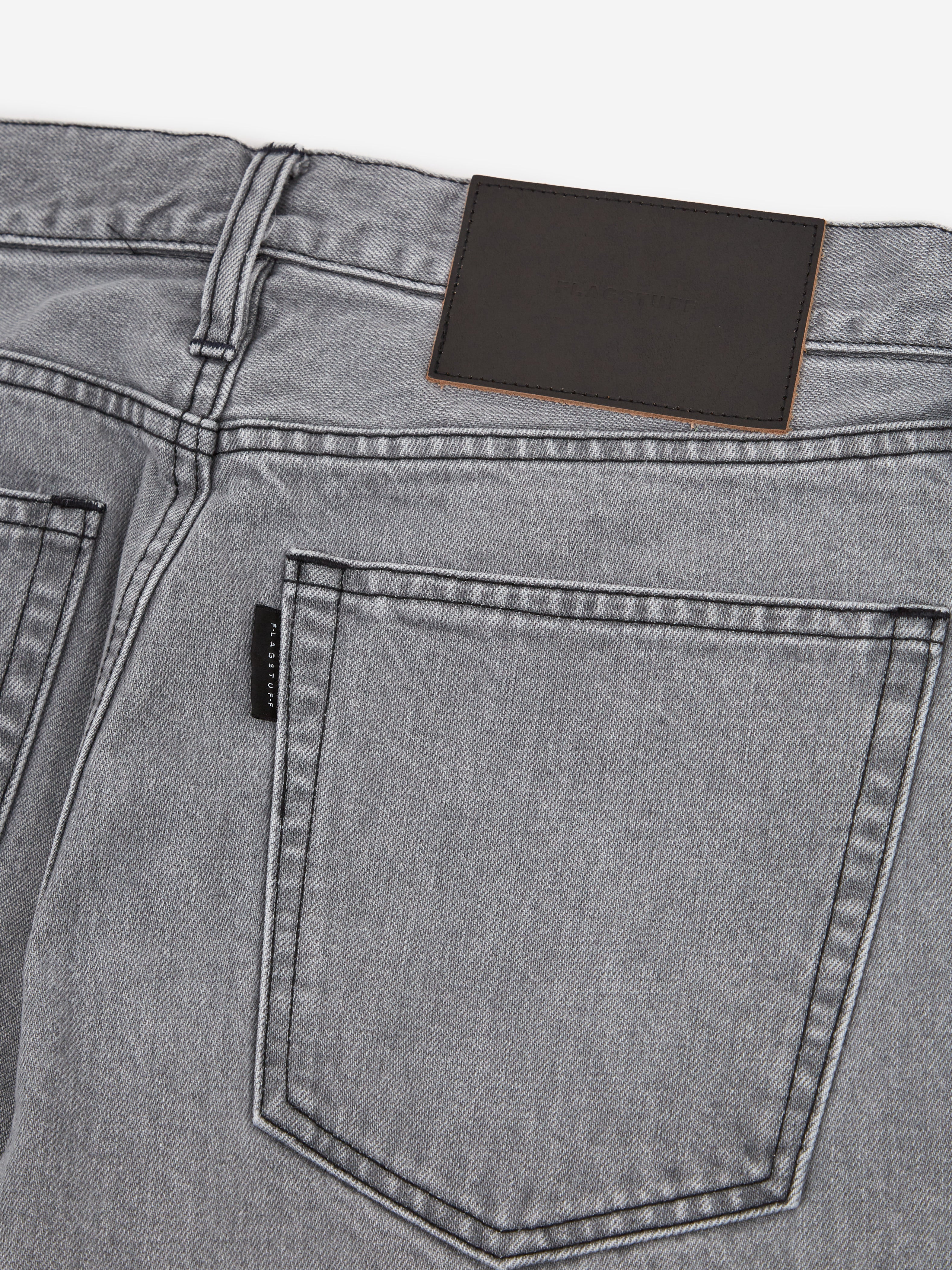 Flagstuff Washed Baggie Denim Pant - Black - Image 4