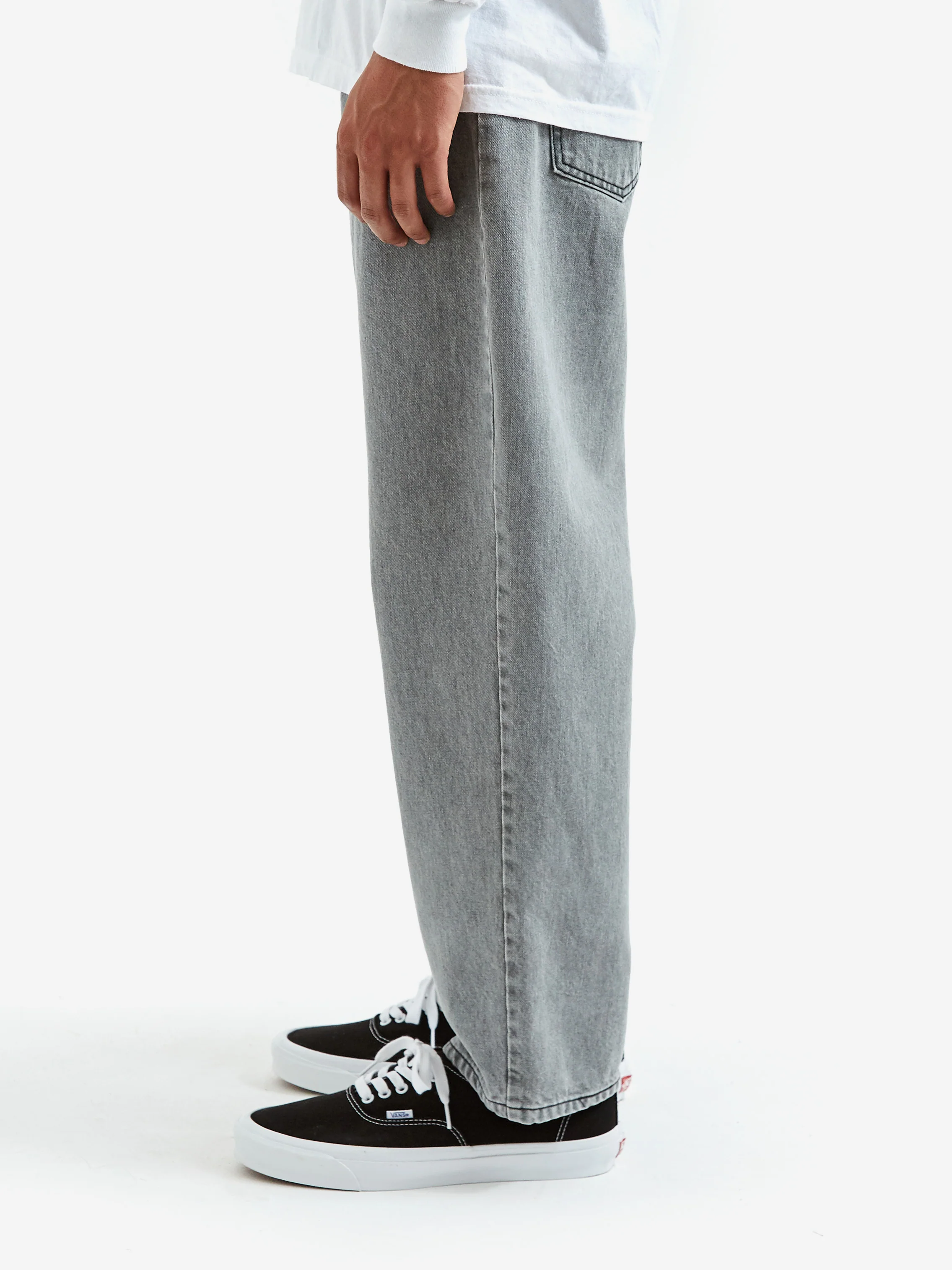 Flagstuff Washed Baggie Denim Pant - Black - Image 7