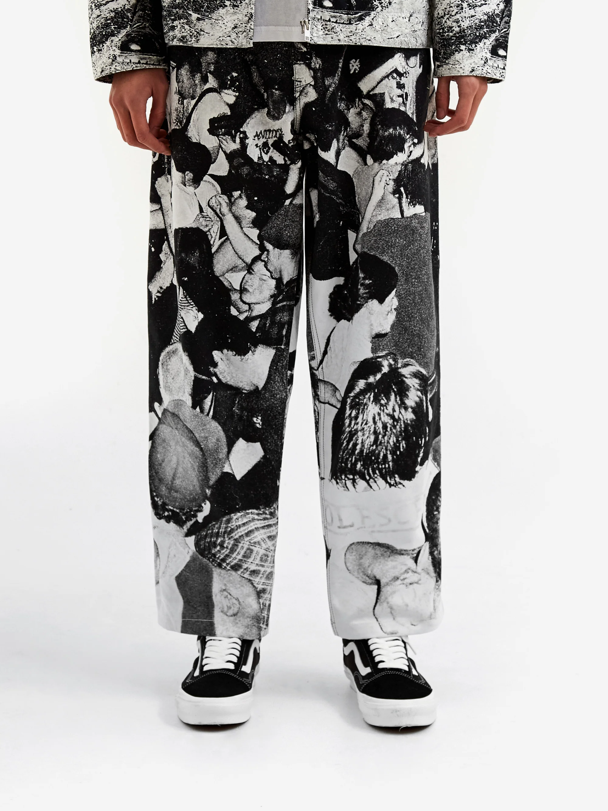Flagstuff x Alexis Gross Original Photo Print Work Pant - Black - Image 2