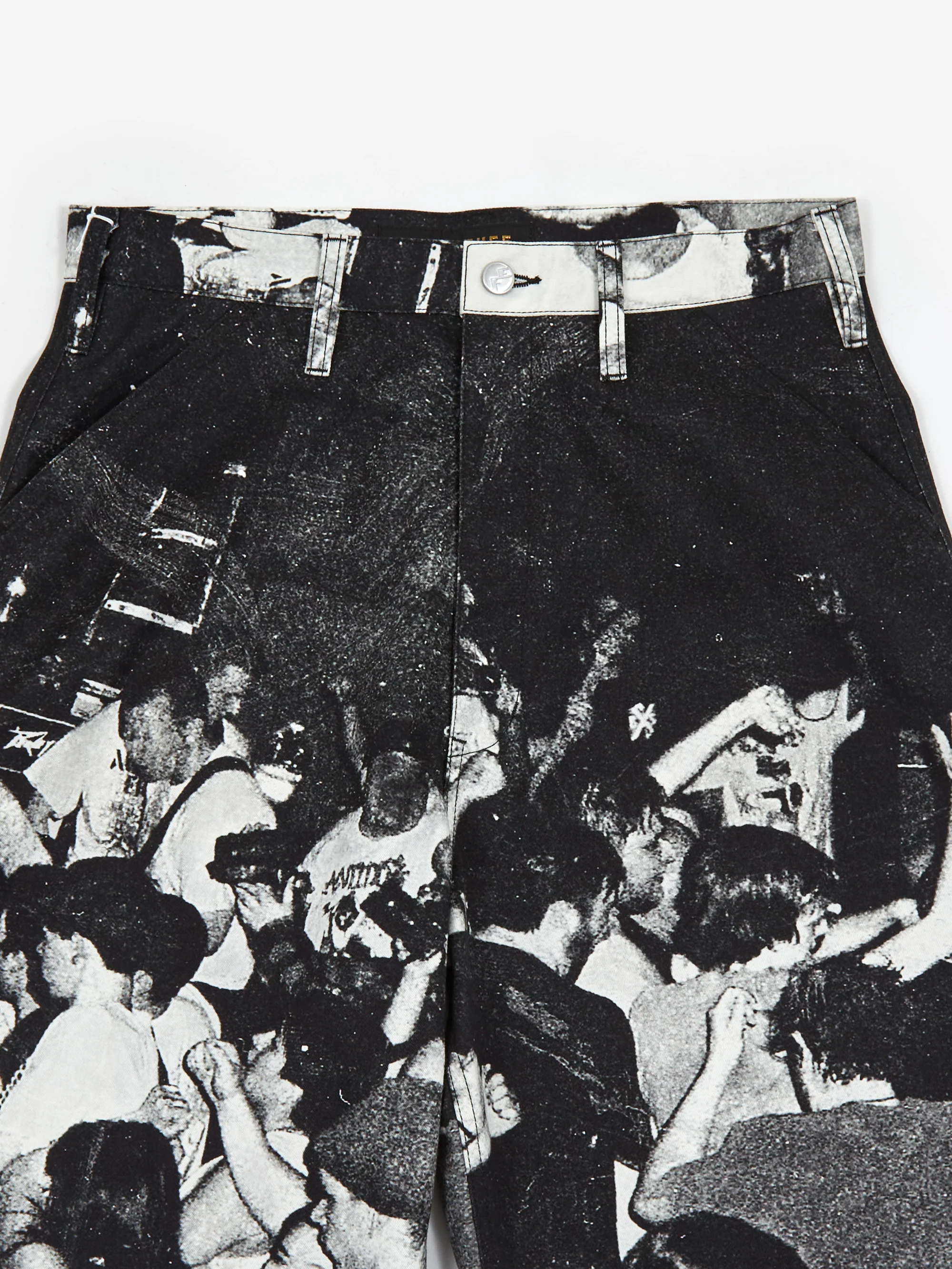 Flagstuff x Alexis Gross Original Photo Print Work Pant - Black - Image 3
