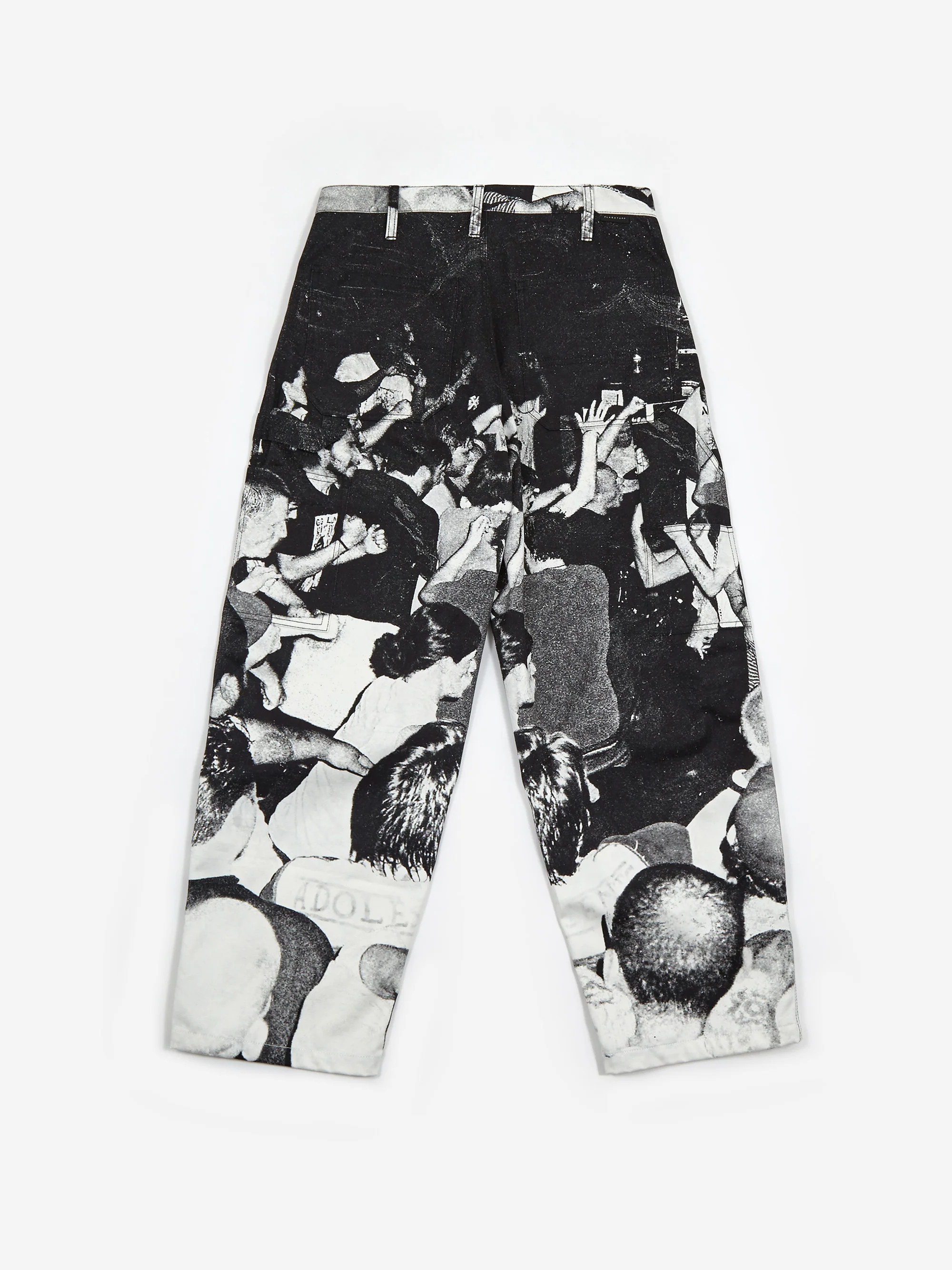 Flagstuff x Alexis Gross Original Photo Print Work Pant - Black - Image 6