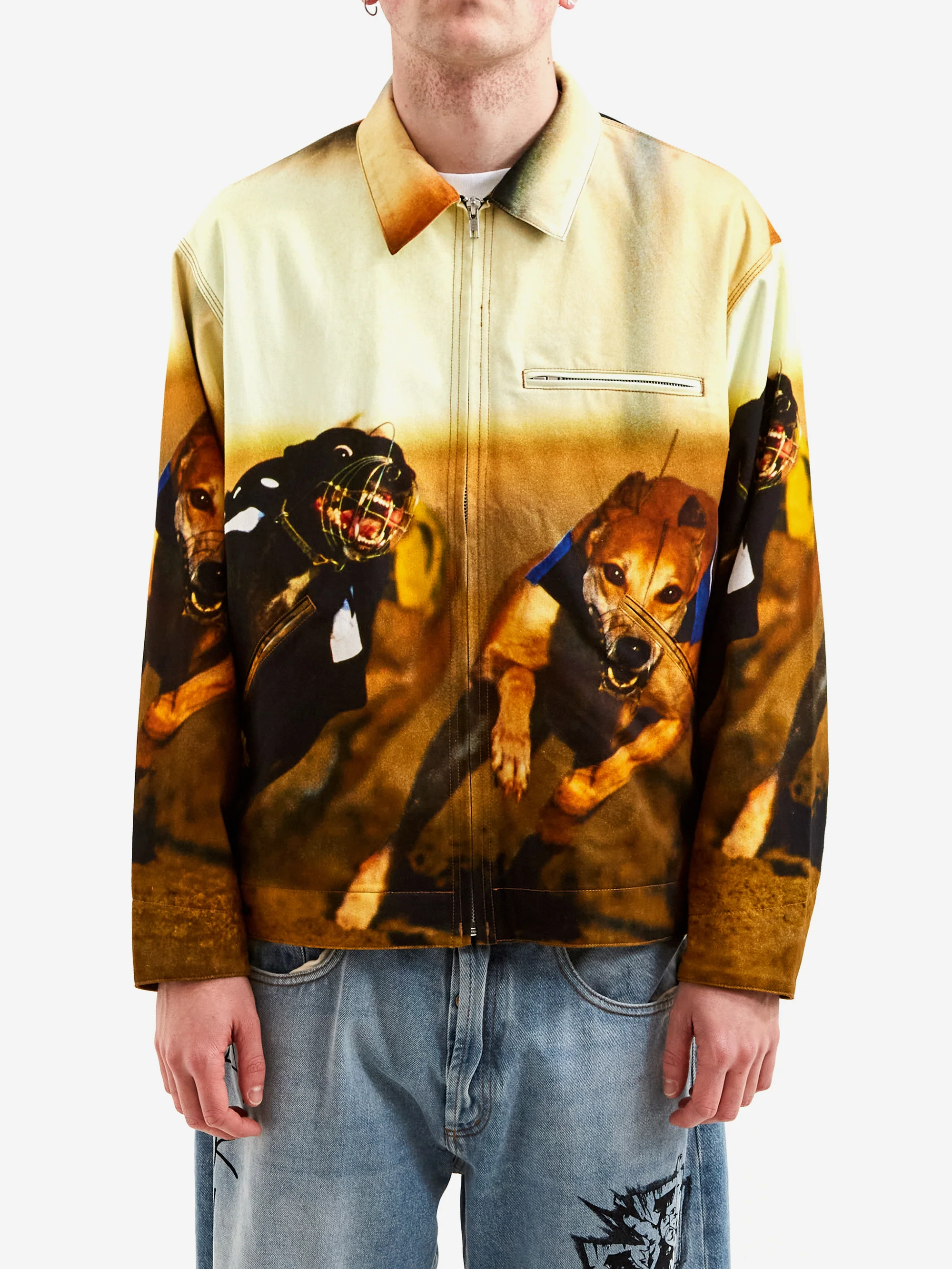 Flagstuff x Blur Parklife Jacket - Yellow - Image 2