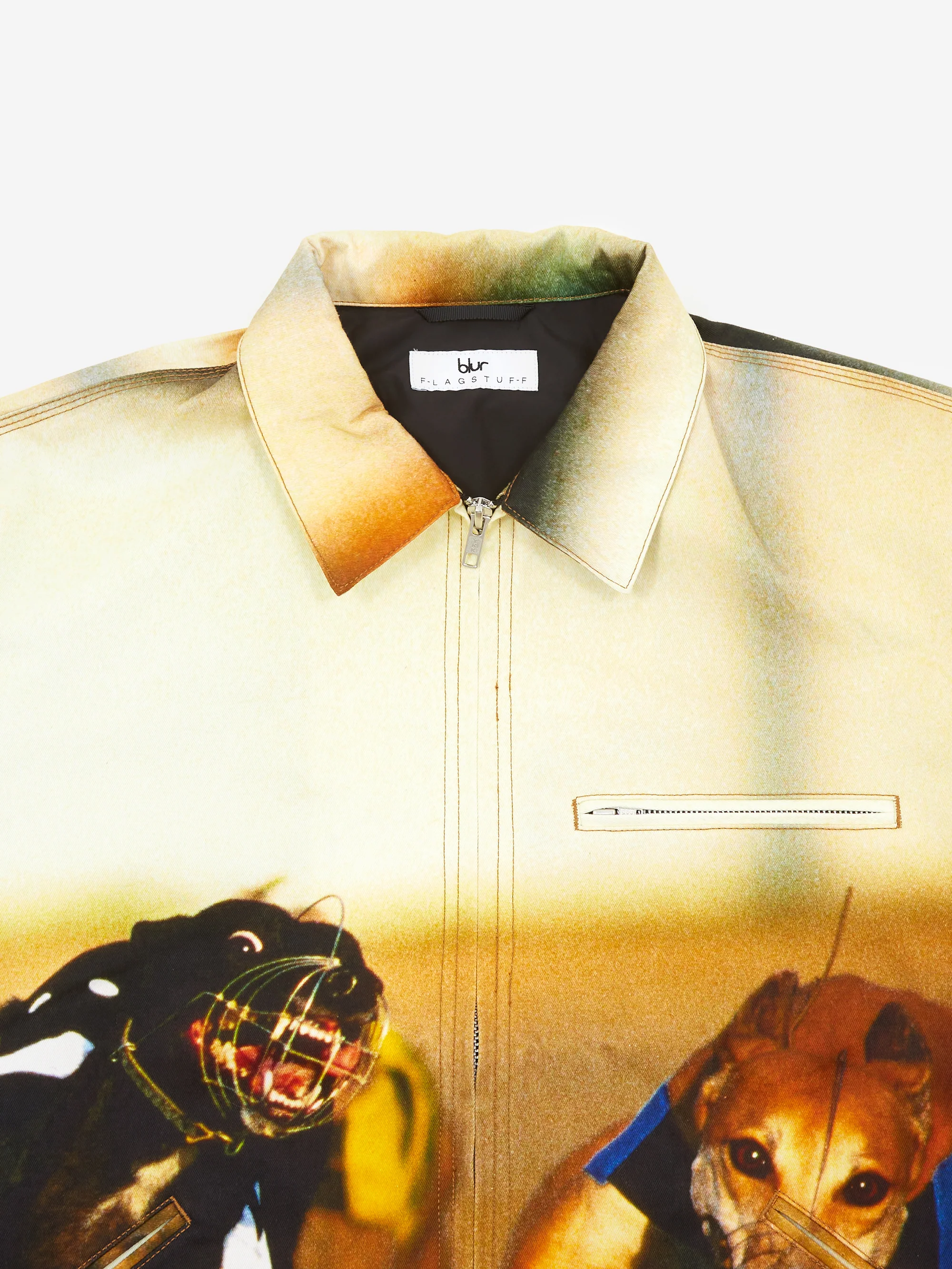 Flagstuff x Blur Parklife Jacket - Yellow - Image 3