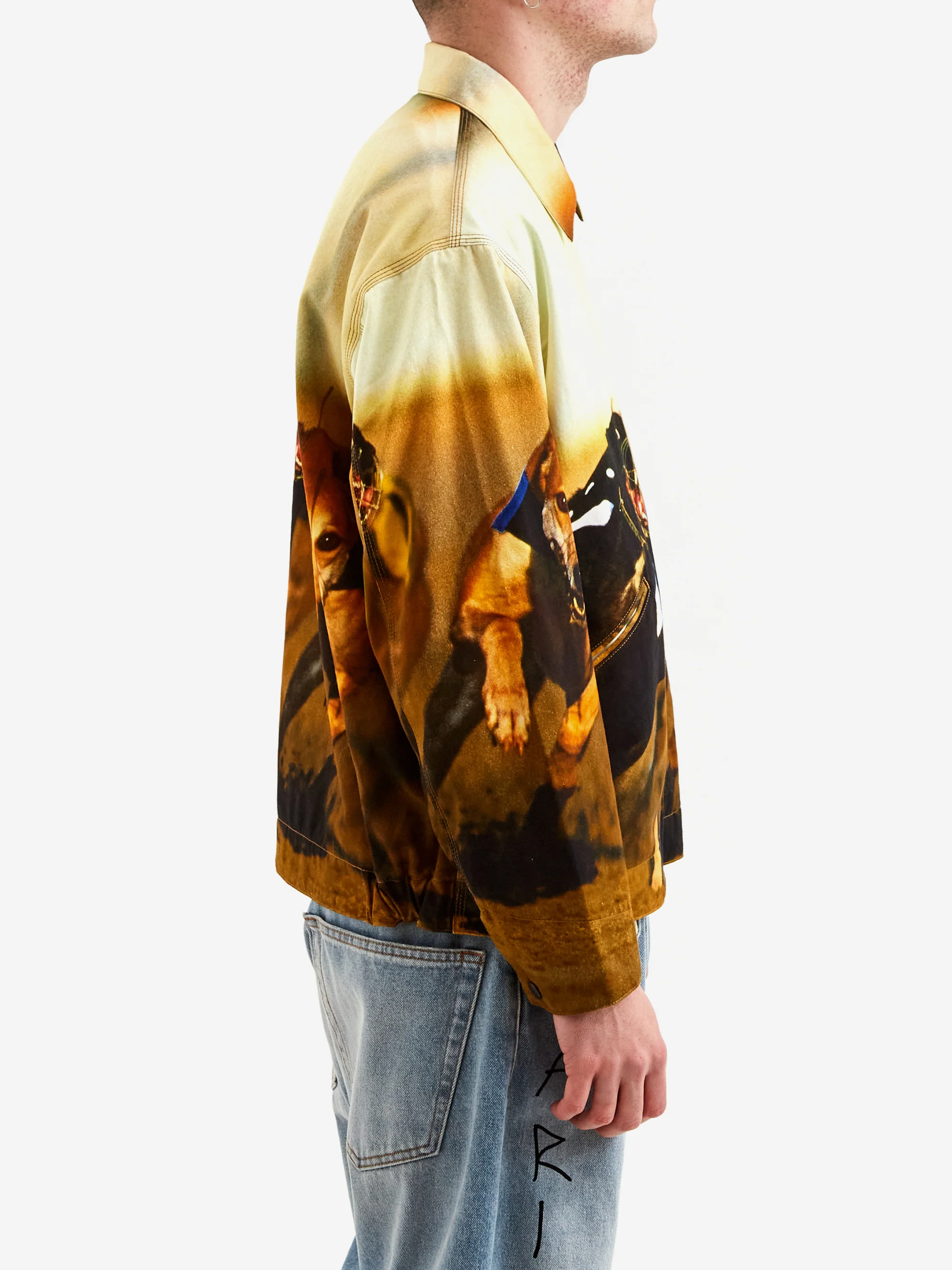 Flagstuff x Blur Parklife Jacket - Yellow - Image 5