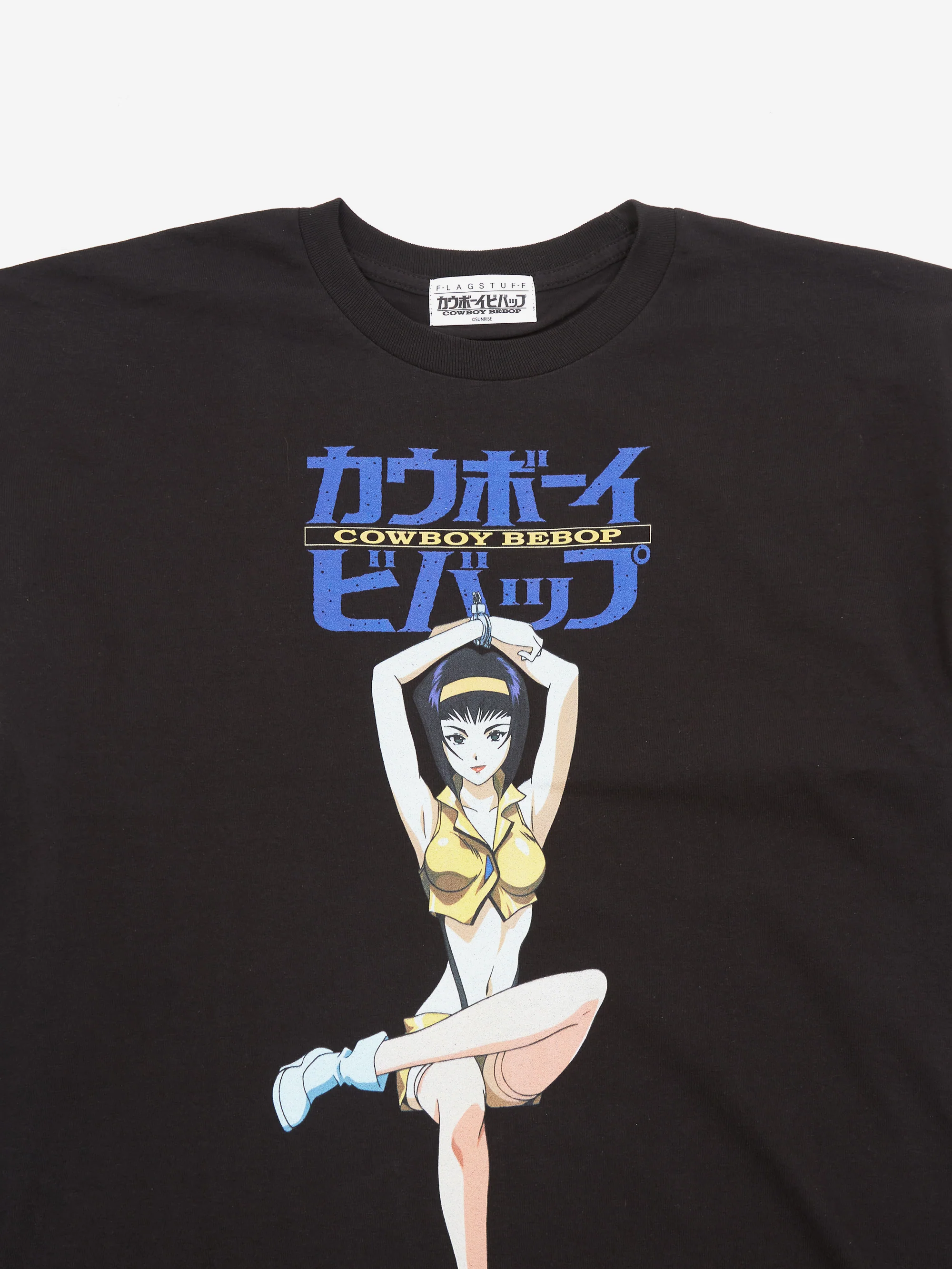 Flagstuff x Cowboy Bebop “FAYE" LS Tee - Black - Image 3