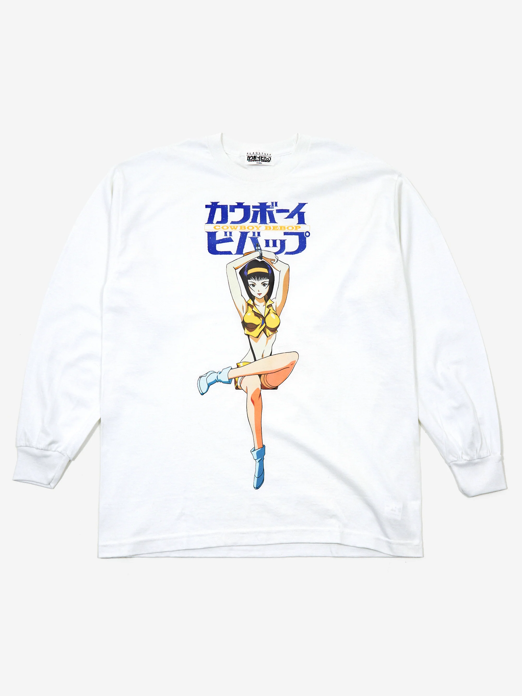 Flagstuff x Cowboy Bebop “FAYE" LS Tee - White