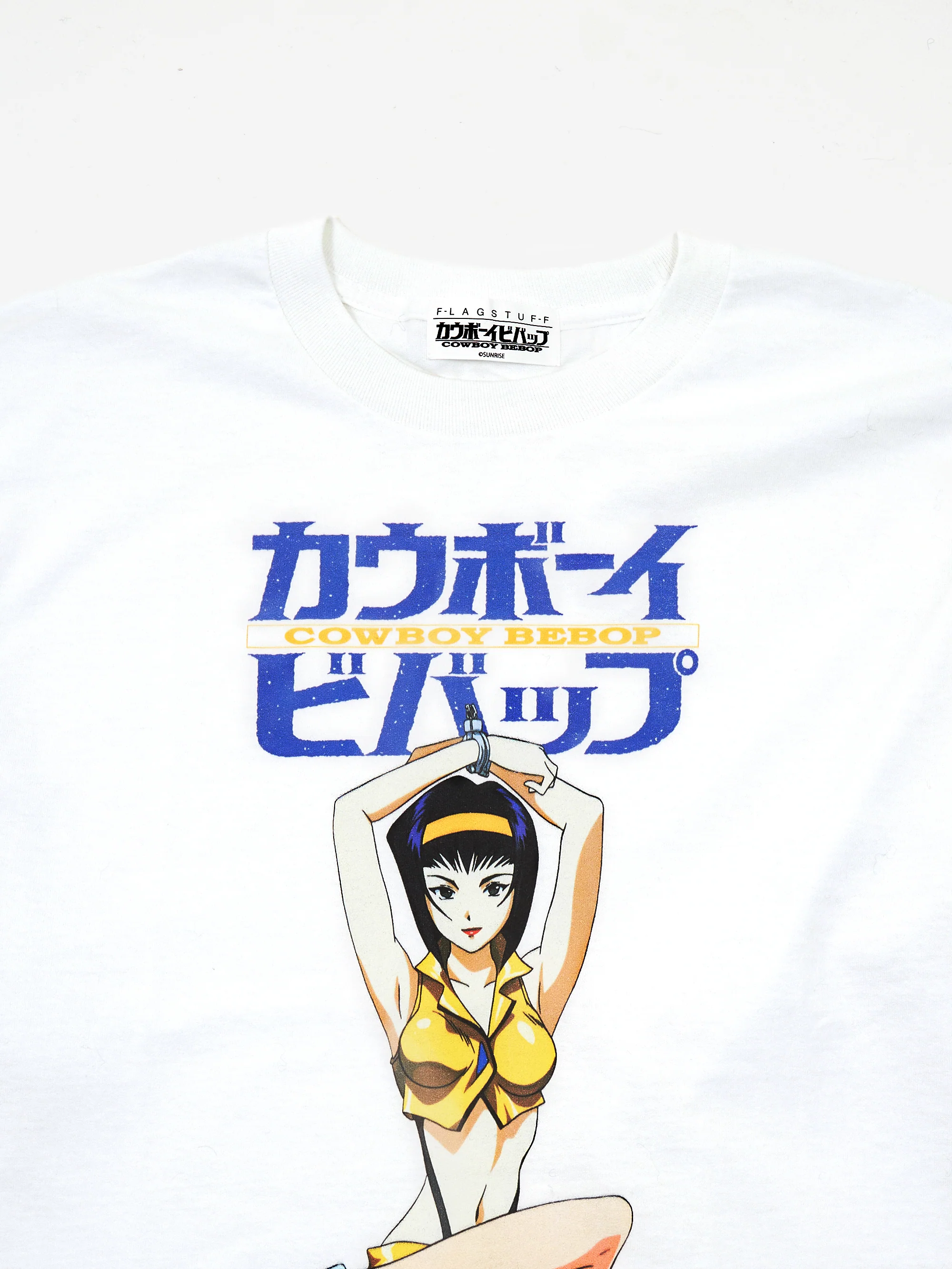 Flagstuff x Cowboy Bebop “FAYE" LS Tee - White - Image 3