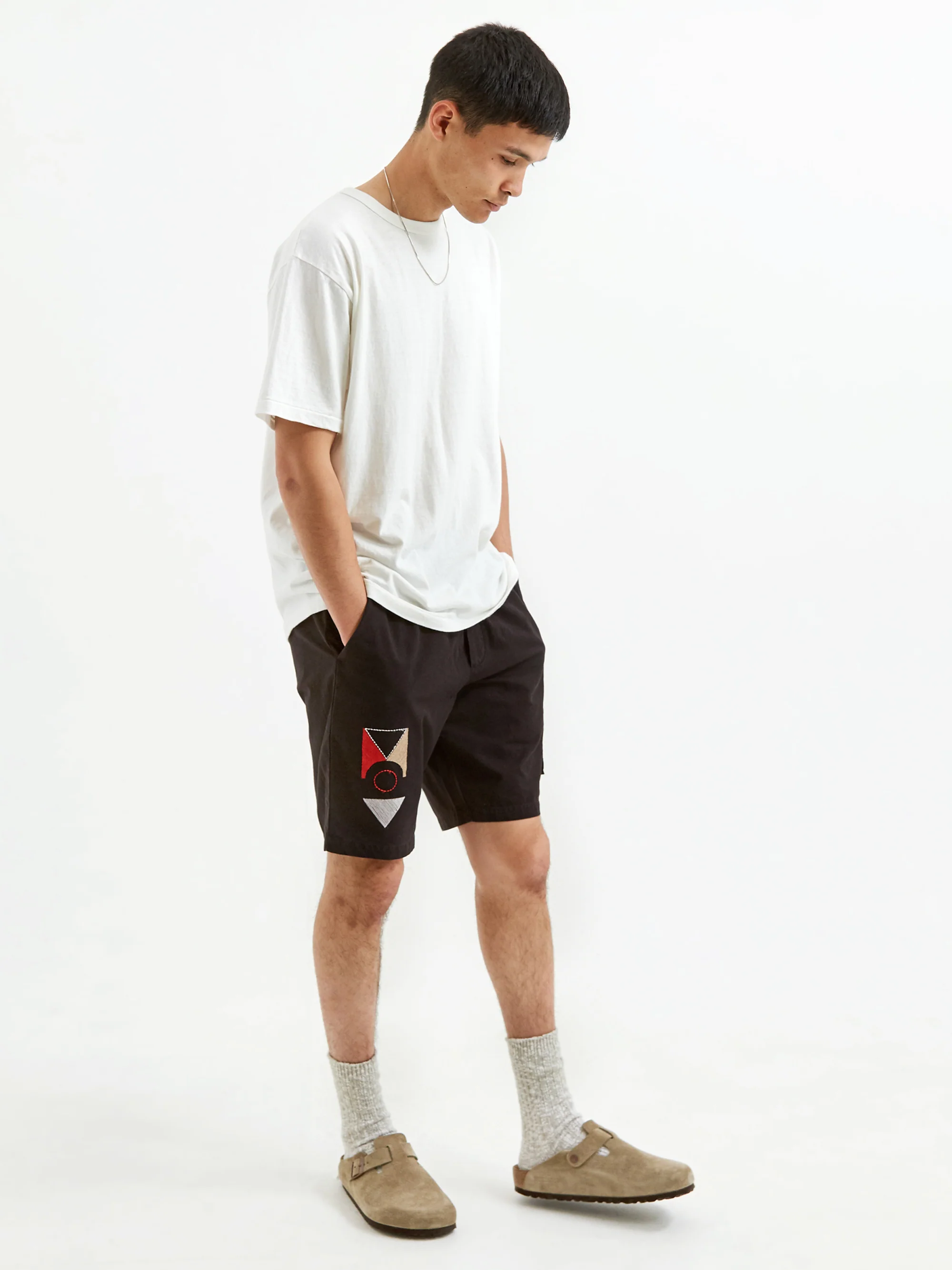 Folk Assembly Cargo Short - Movement Embroidery - Image 6