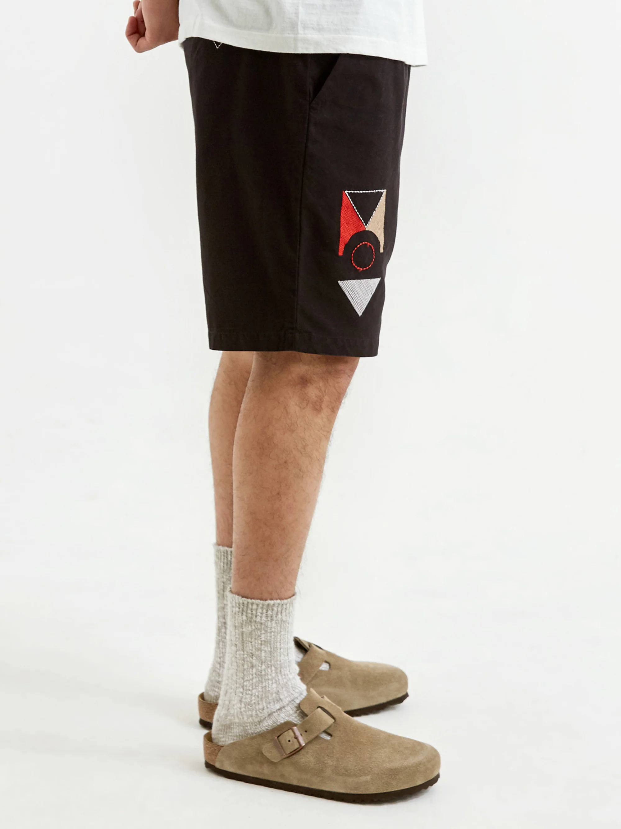 Folk Assembly Cargo Short - Movement Embroidery - Image 8